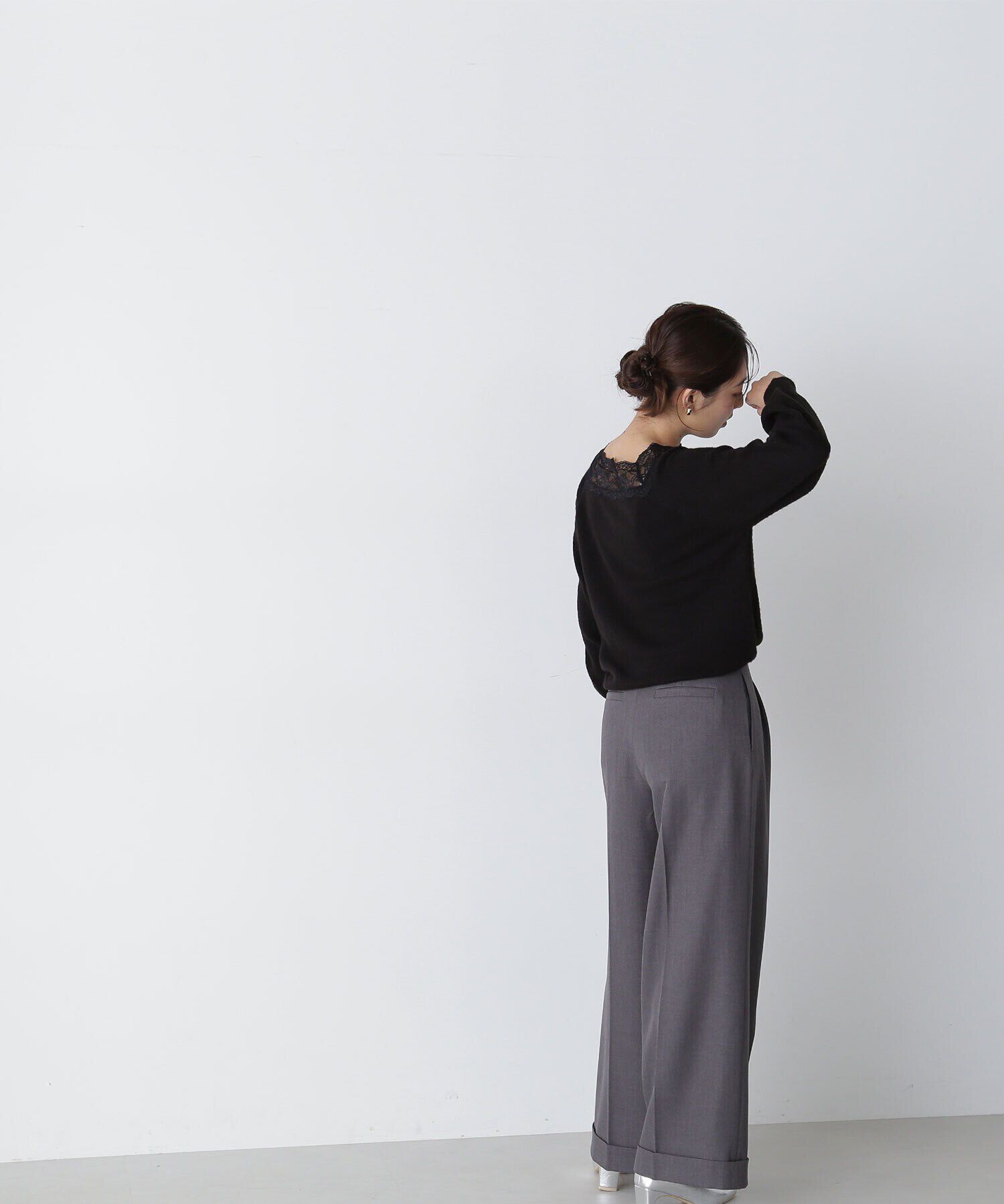  「レーストリミングニット　24AW」|ニット・セーター|