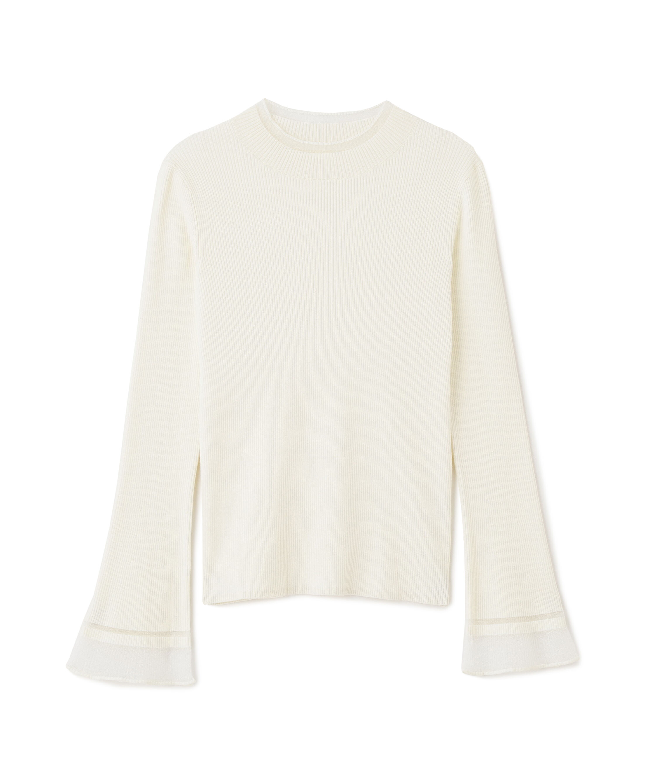  「&ldquo;さりげな&rdquo;シアースリーブニット」|ニット・セーター|