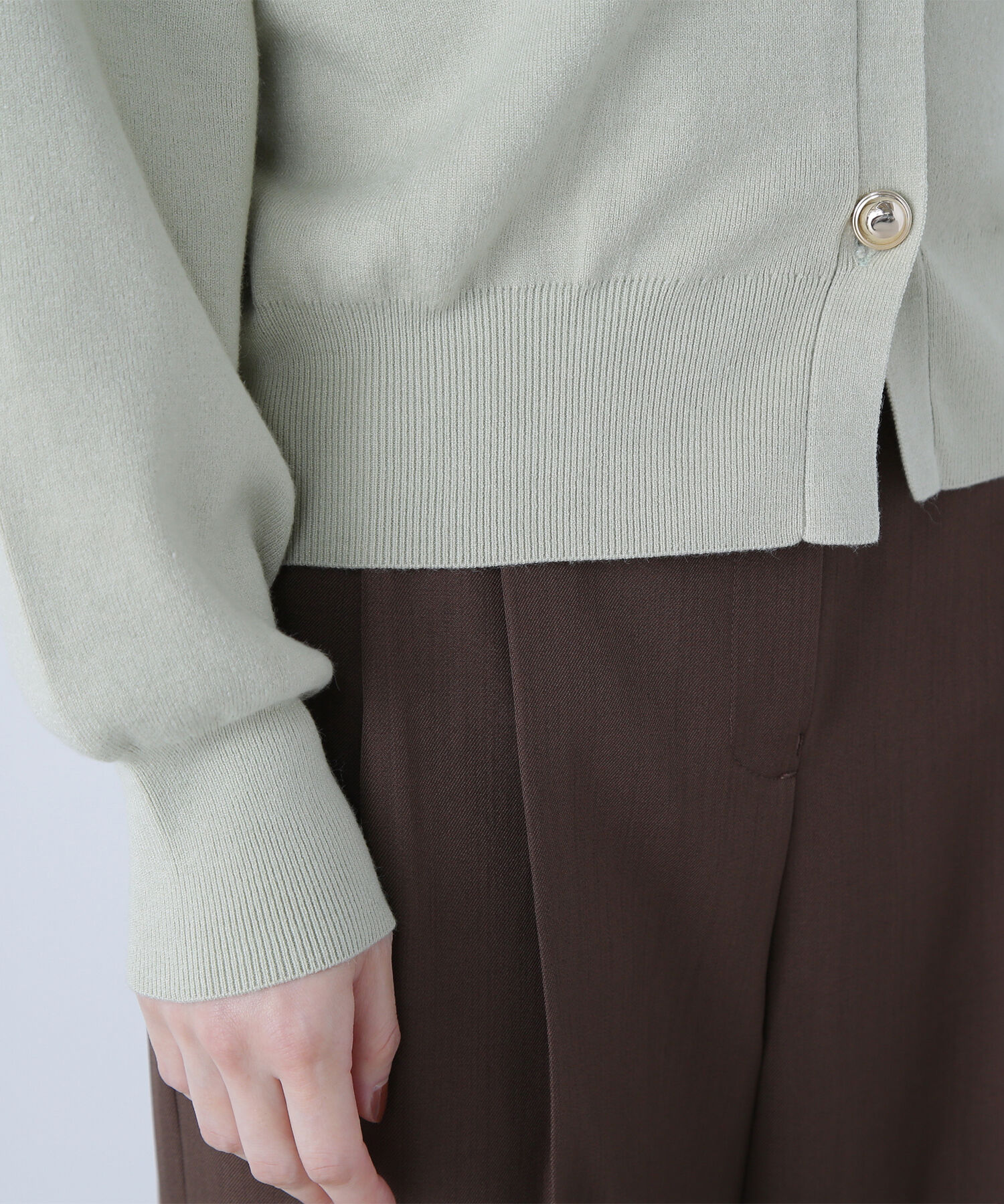  「2wayカラーニットジャケット」|ニット・セーター|