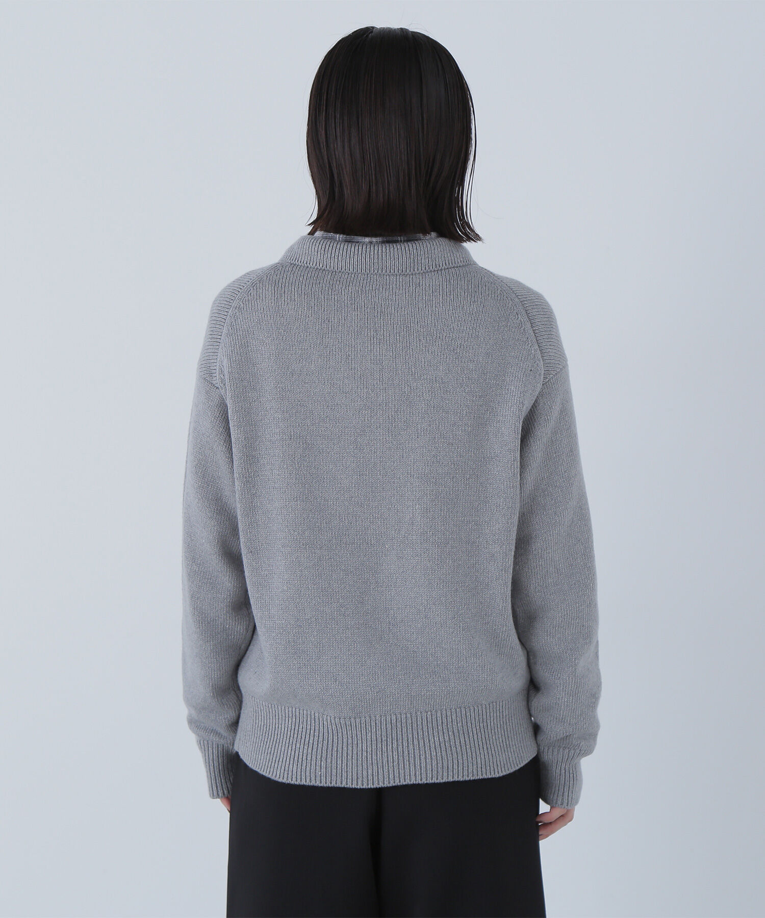  「スキッパーポロニット」|ニット・セーター|