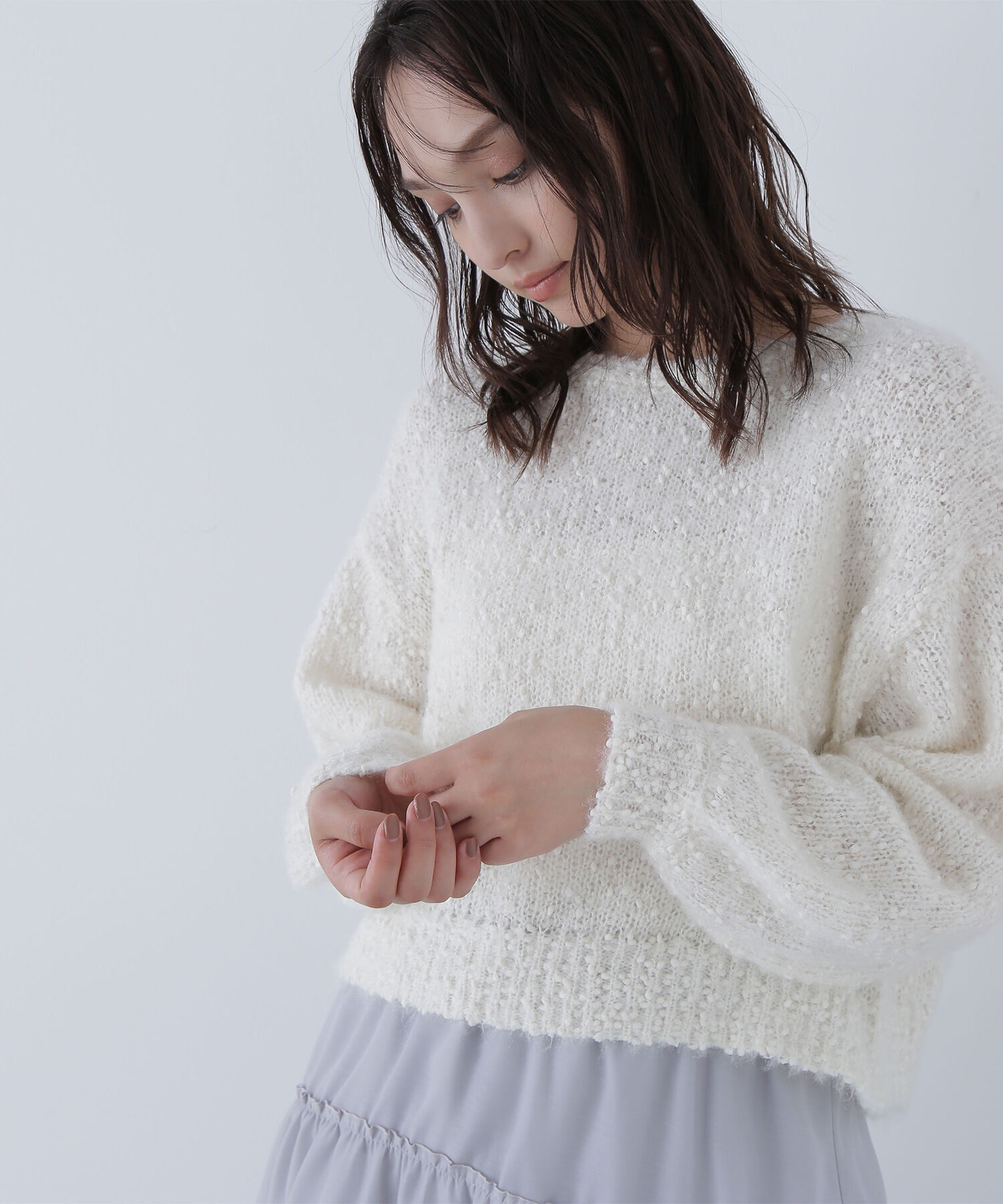  「フェザーネップニット」|ニット・セーター|