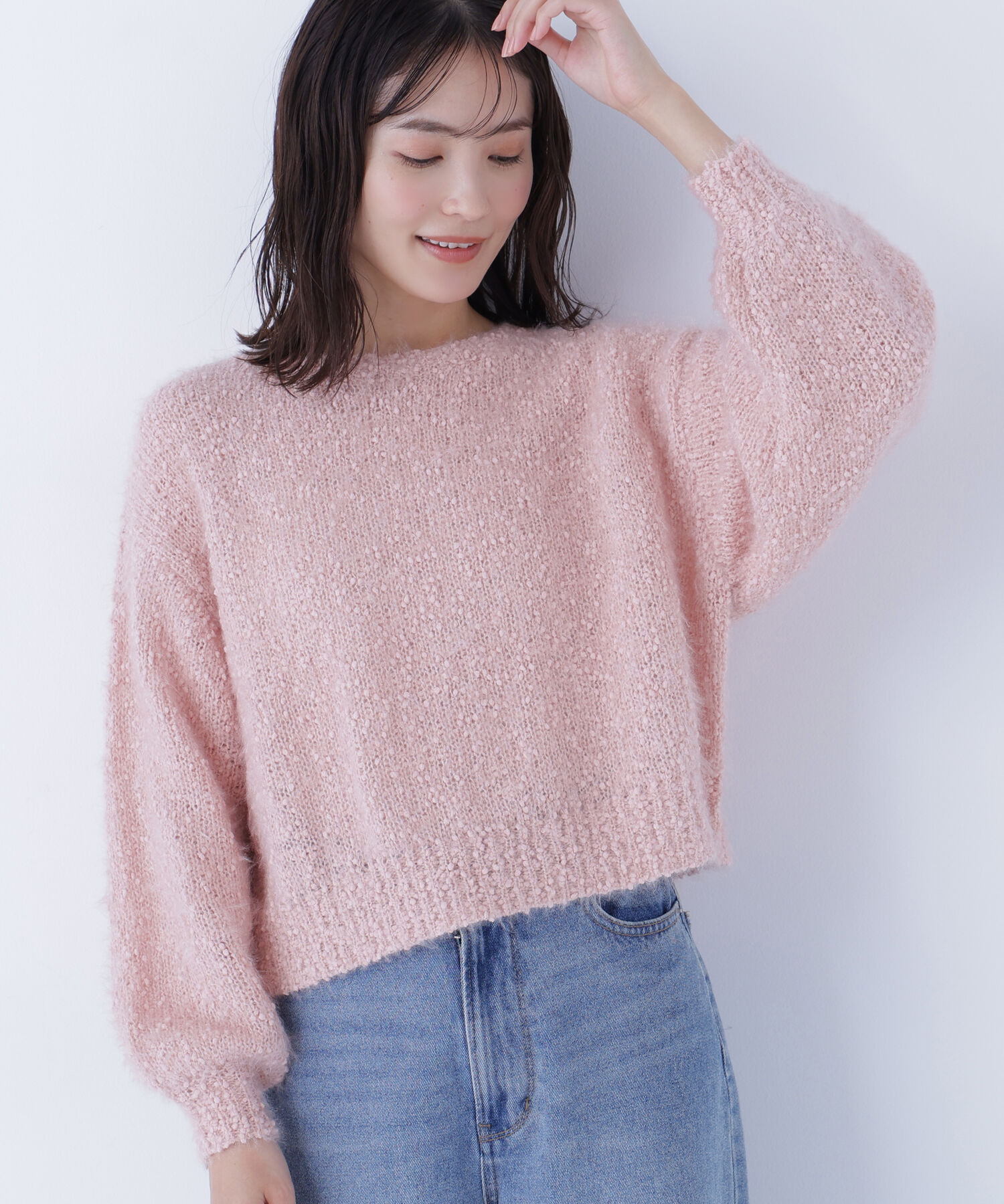  「フェザーネップニット」|ニット・セーター|