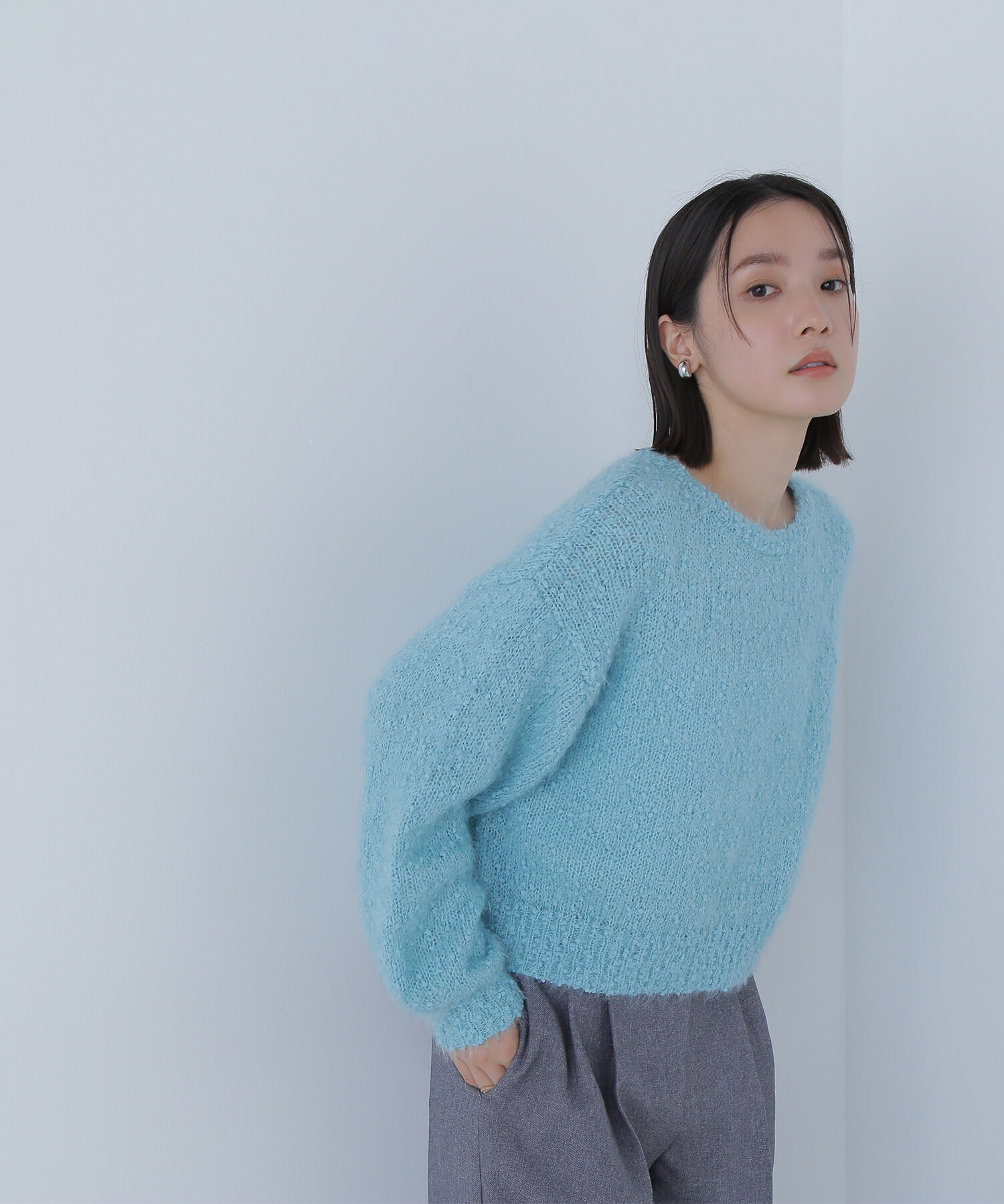  「フェザーネップニット」|ニット・セーター|