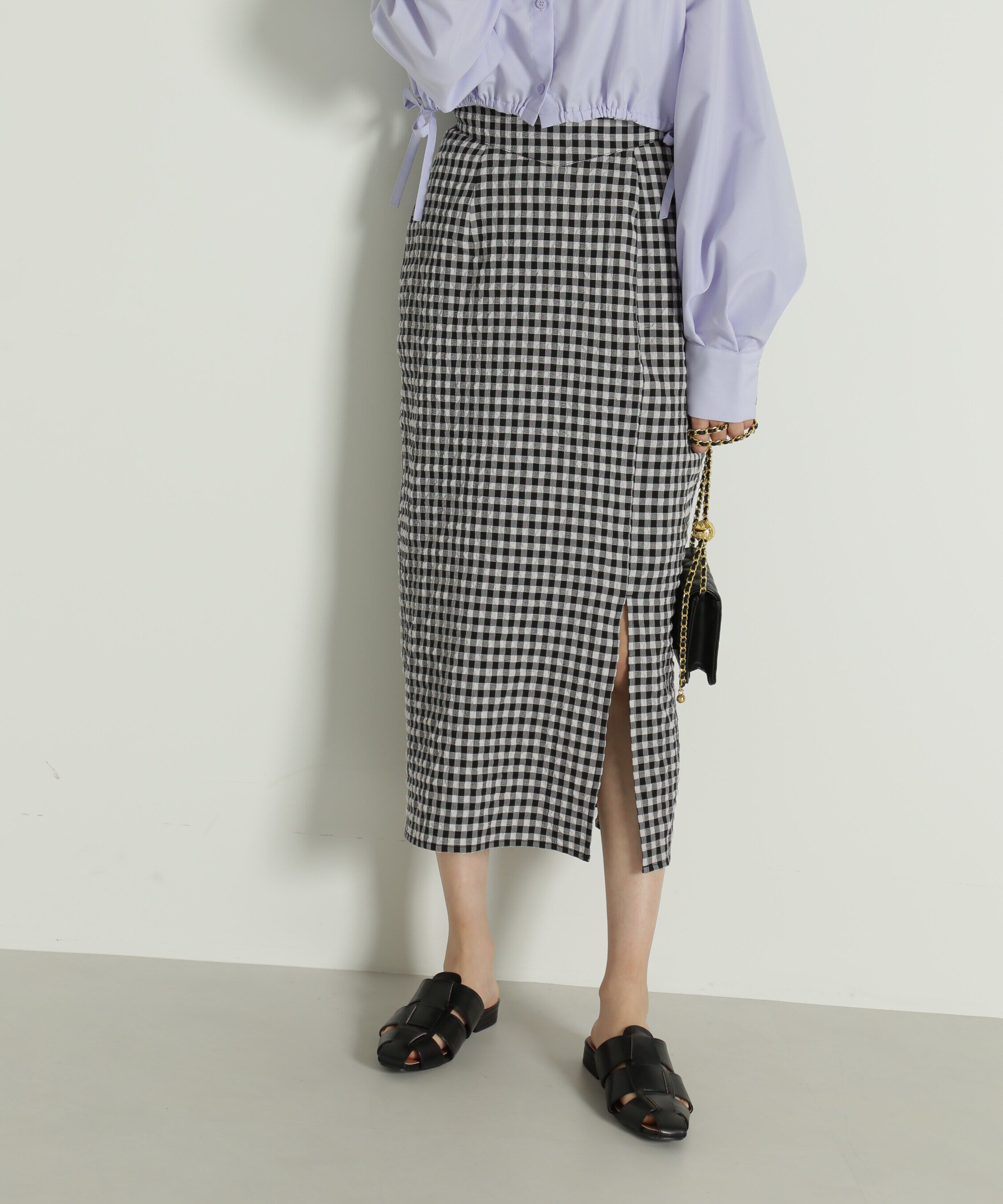  「[ﾍﾞｰｼﾞｭｷﾞﾝｶﾞﾑｶﾗｰWEB限定][低身長ｻｲｽﾞ/Sｼﾘｰｽﾞ]ｷ 」|スカート|