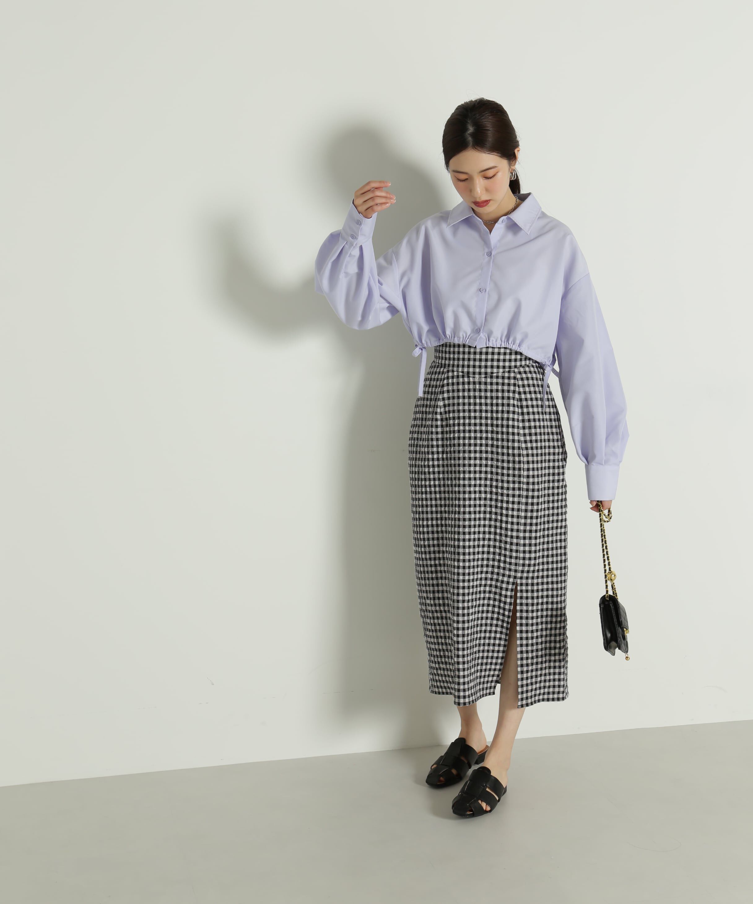  「[ﾍﾞｰｼﾞｭｷﾞﾝｶﾞﾑｶﾗｰWEB限定][低身長ｻｲｽﾞ/Sｼﾘｰｽﾞ]ｷ 」|スカート|