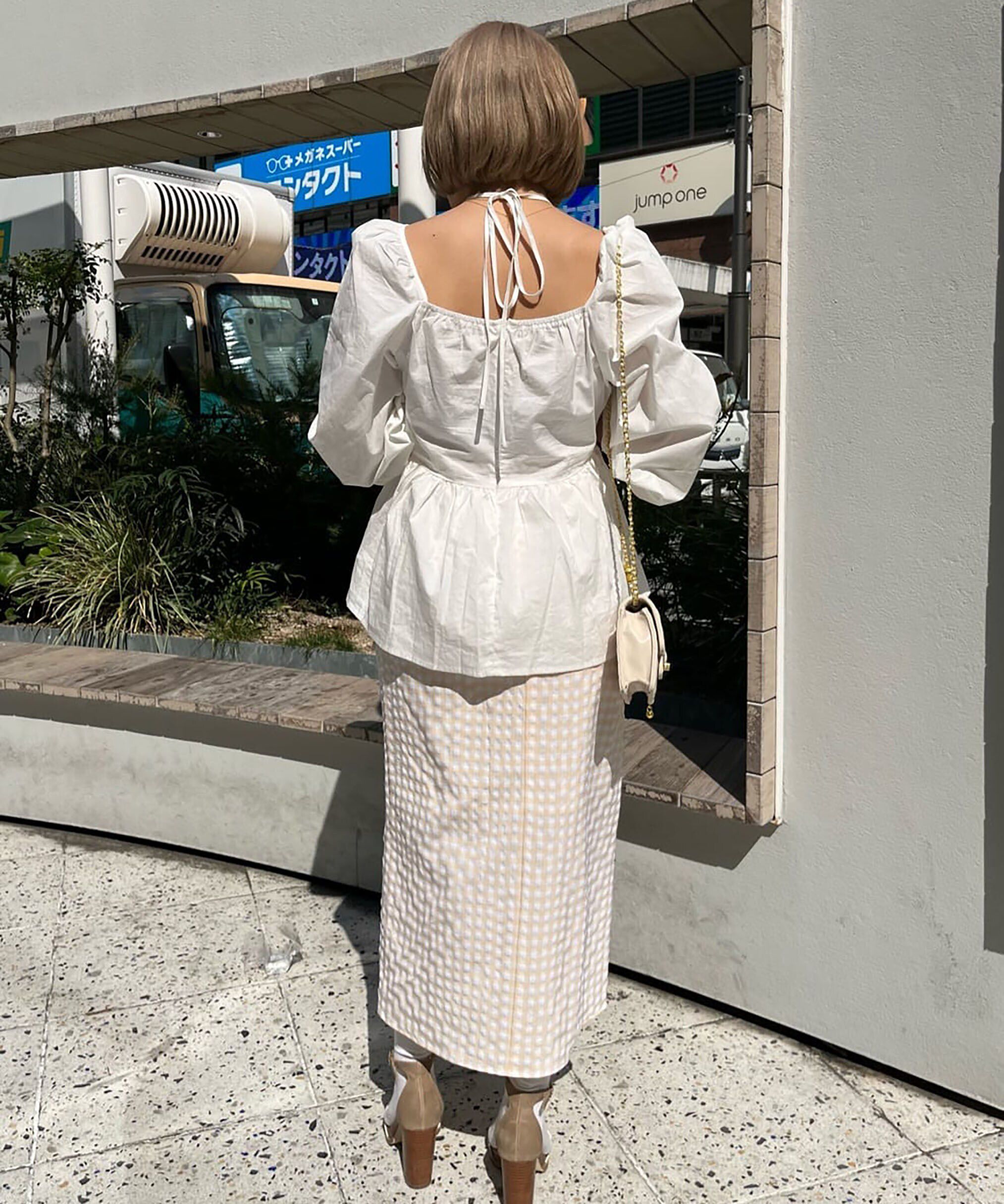  「[ﾍﾞｰｼﾞｭｷﾞﾝｶﾞﾑｶﾗｰWEB限定][低身長ｻｲｽﾞ/Sｼﾘｰｽﾞ]ｷ 」|スカート|