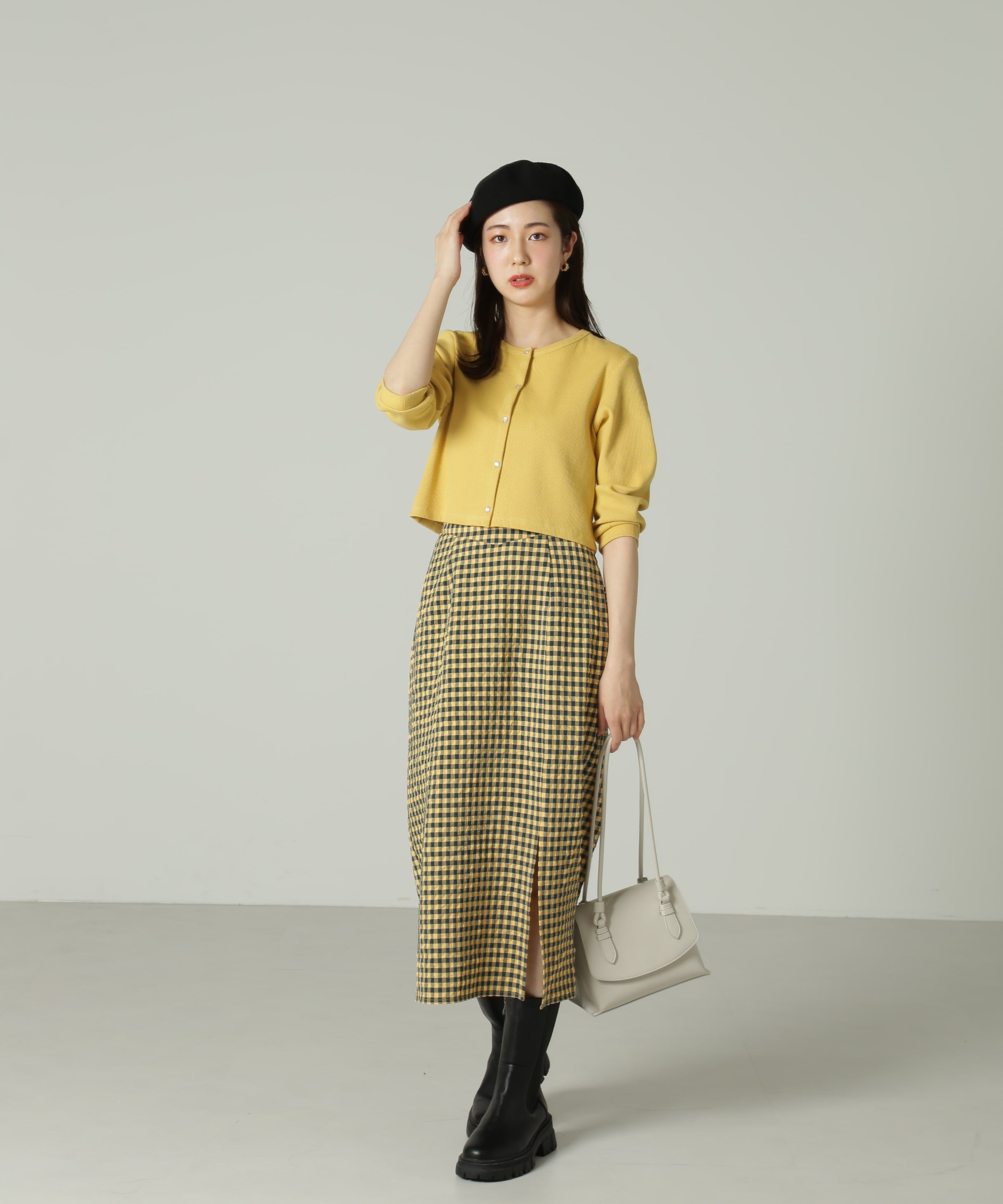  「[ﾍﾞｰｼﾞｭｷﾞﾝｶﾞﾑｶﾗｰWEB限定][低身長ｻｲｽﾞ/Sｼﾘｰｽﾞ]ｷ 」|スカート|