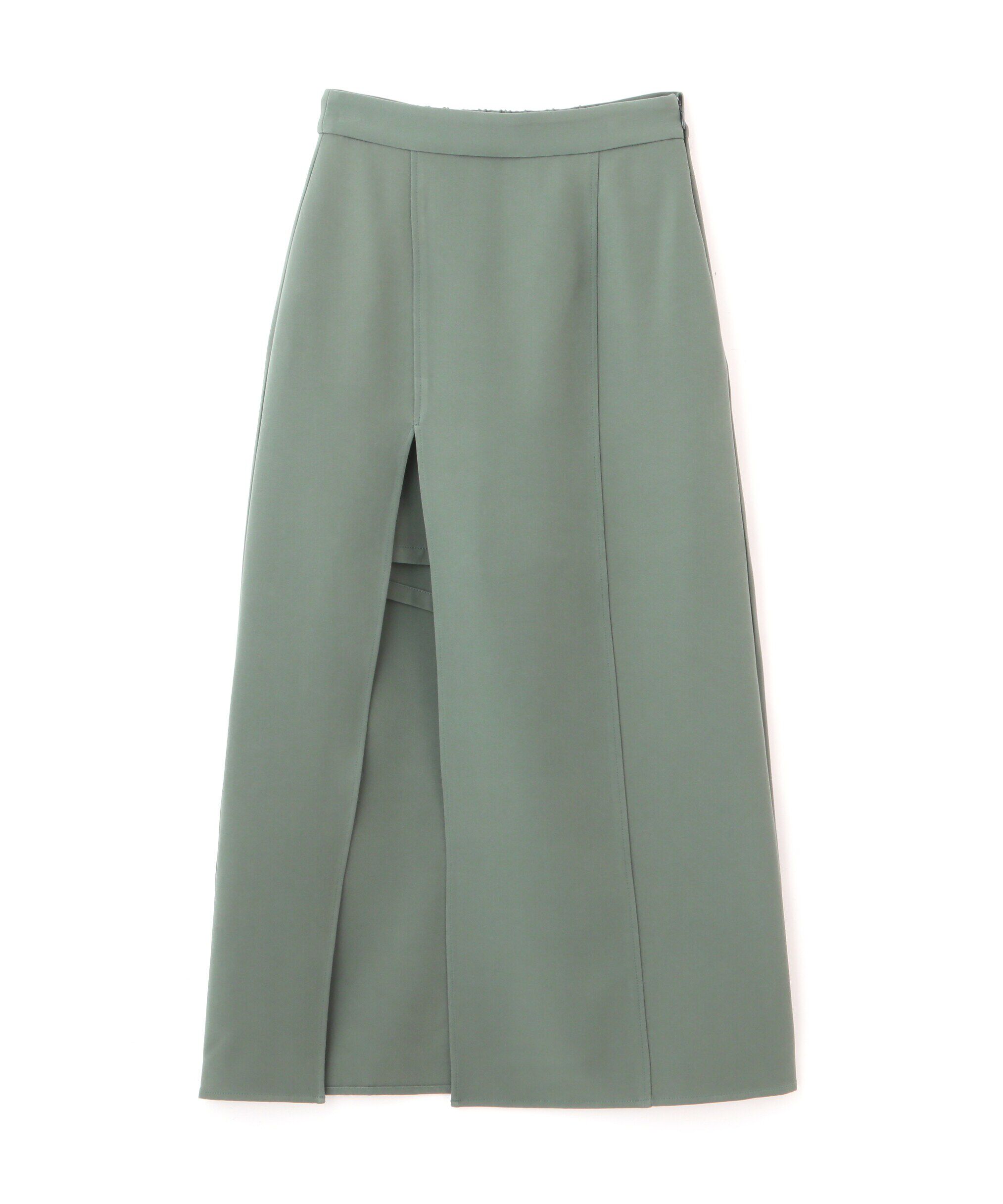  「深スリットレイヤードスカート」|スカート|