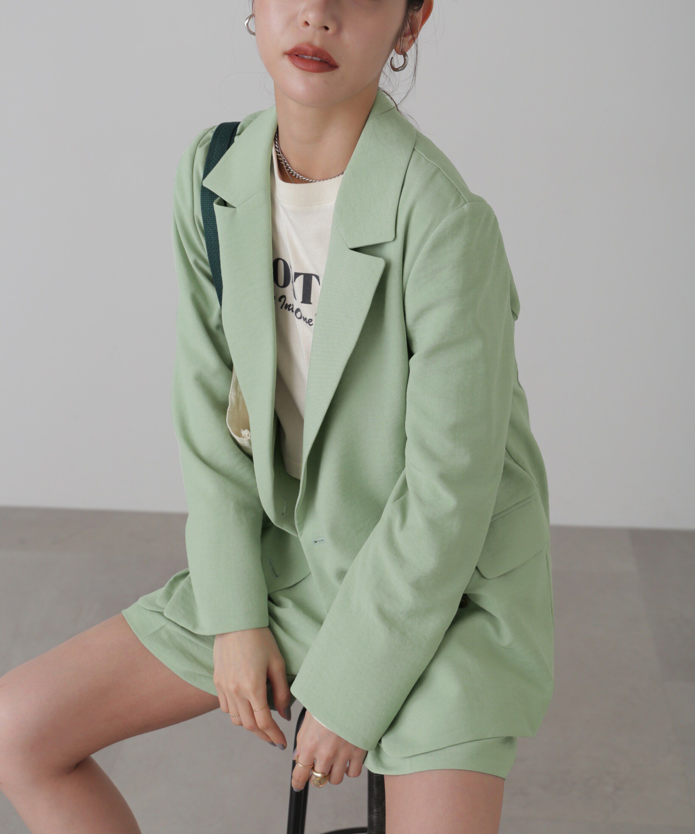  「[低身長サイズ/Sシリーズ]気流染めダブルジャケット」|その他|