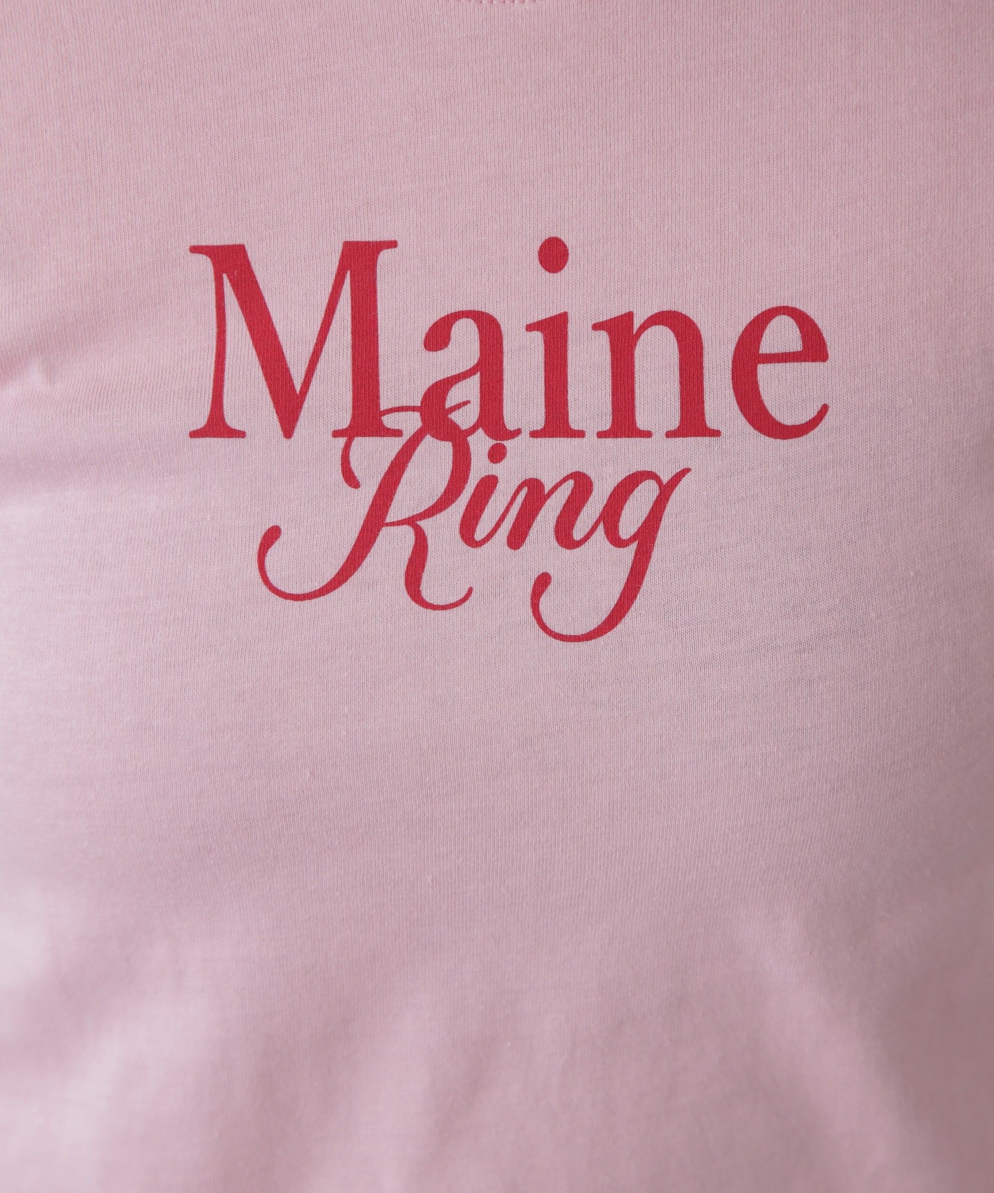  「ショート丈ロゴTシャツ」|Tシャツ・カットソー|