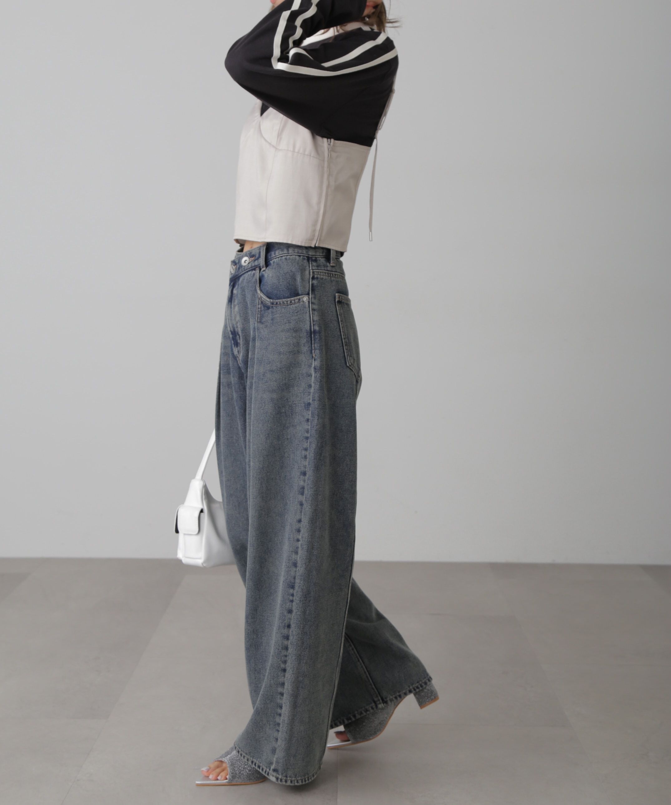  「サテンレースキャミソール」|シャツ・ブラウス|