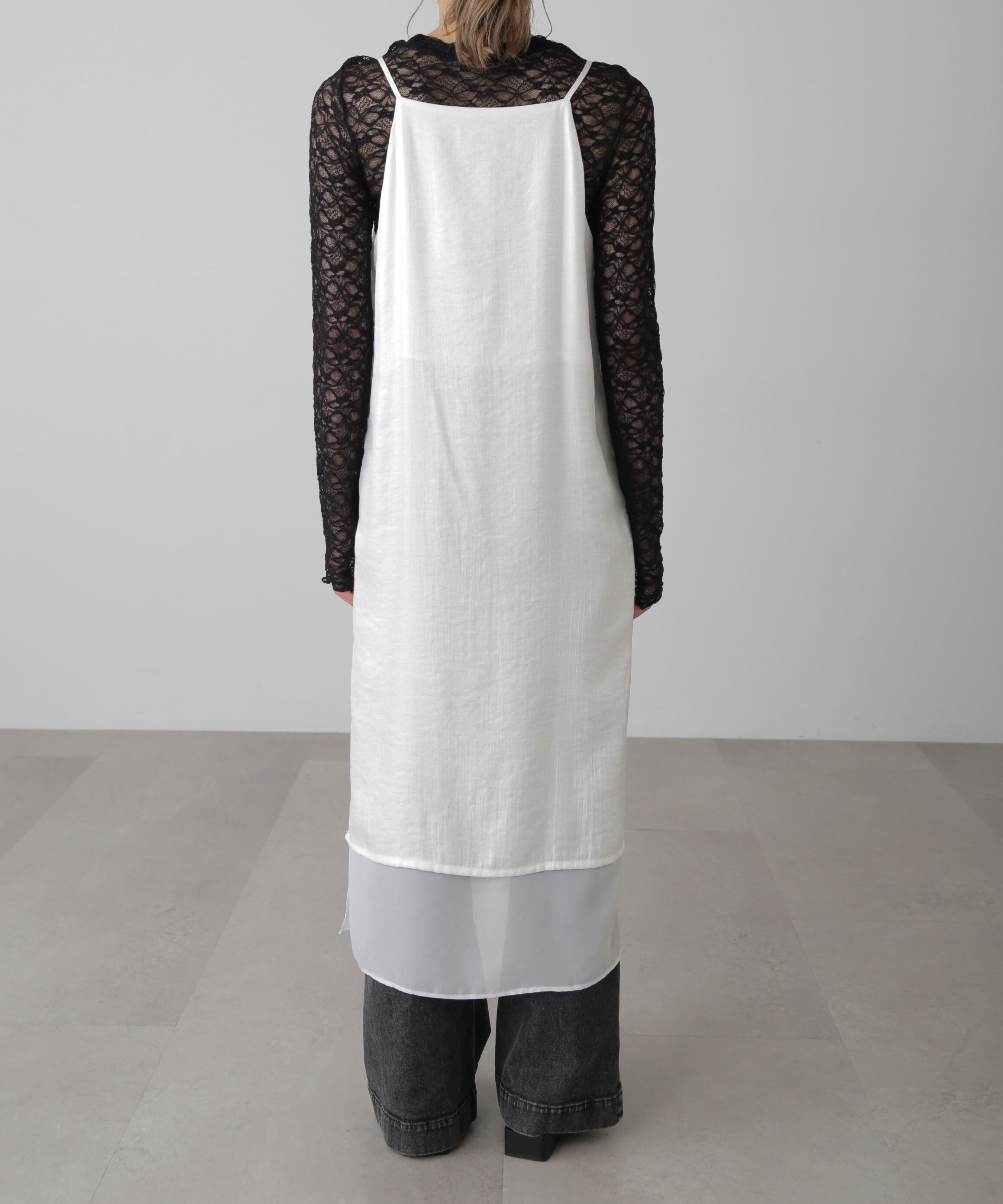  「レイヤードナローキャミワンピース」|ワンピース|