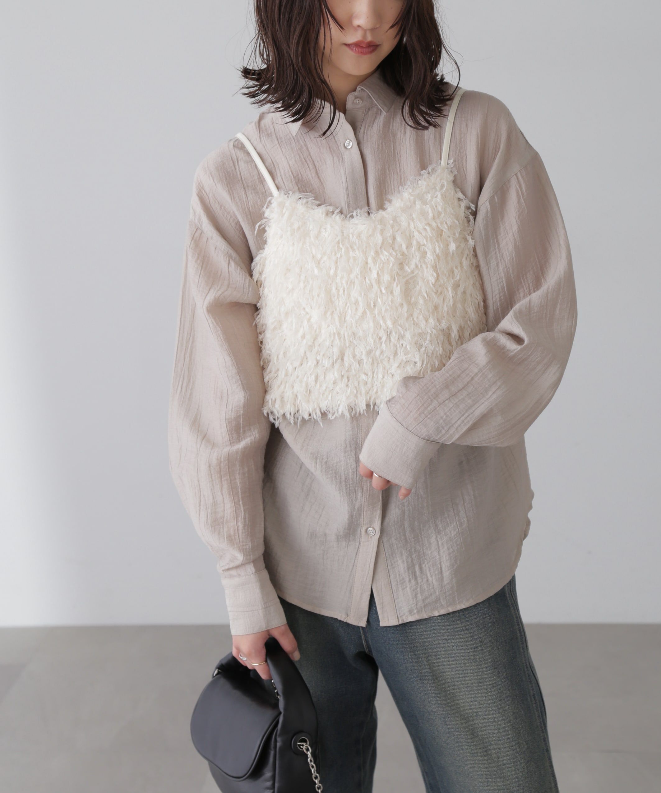  「ワッシャービッグシャツ」|シャツ・ブラウス|