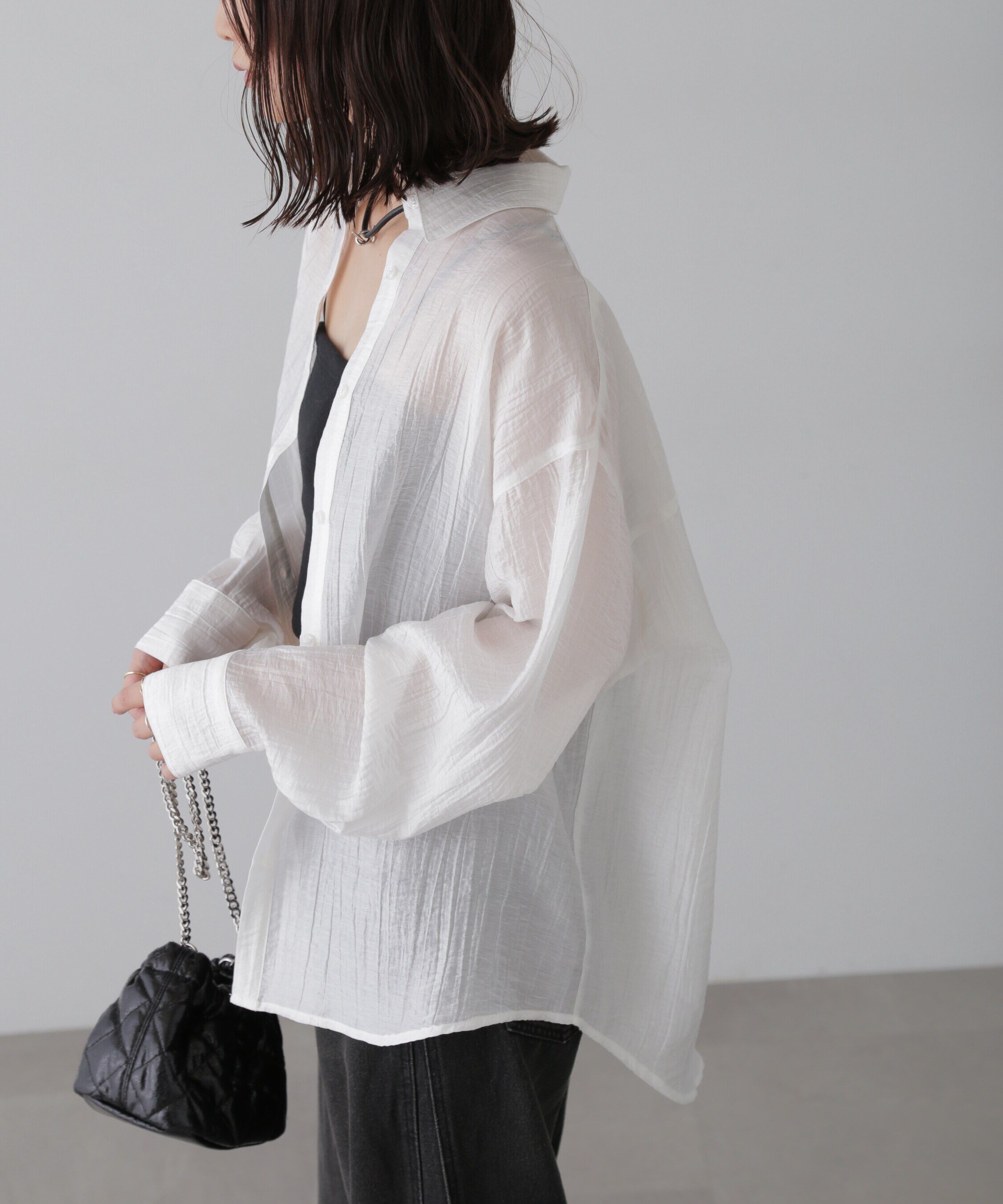  「ワッシャービッグシャツ」|シャツ・ブラウス|