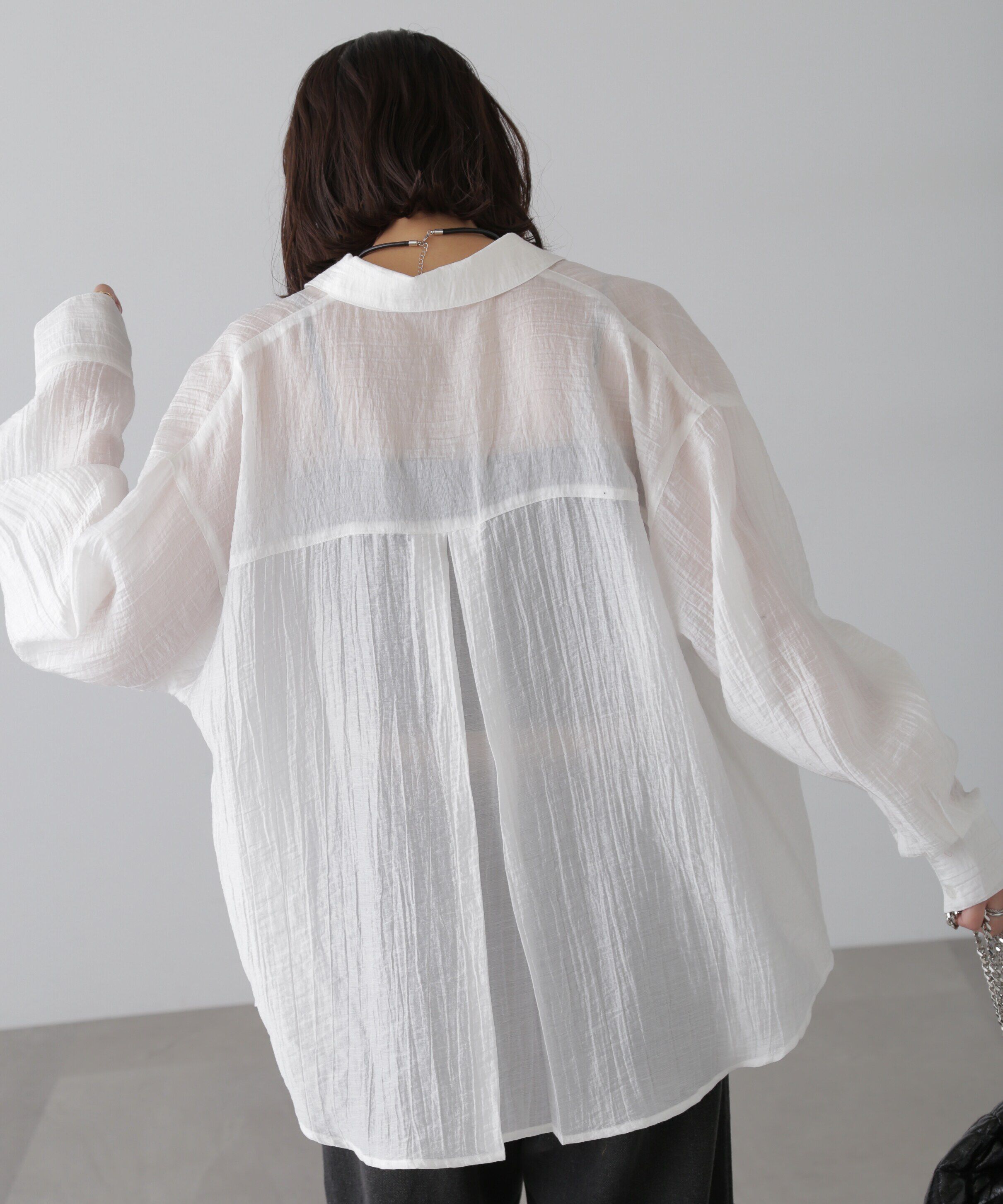  「ワッシャービッグシャツ」|シャツ・ブラウス|