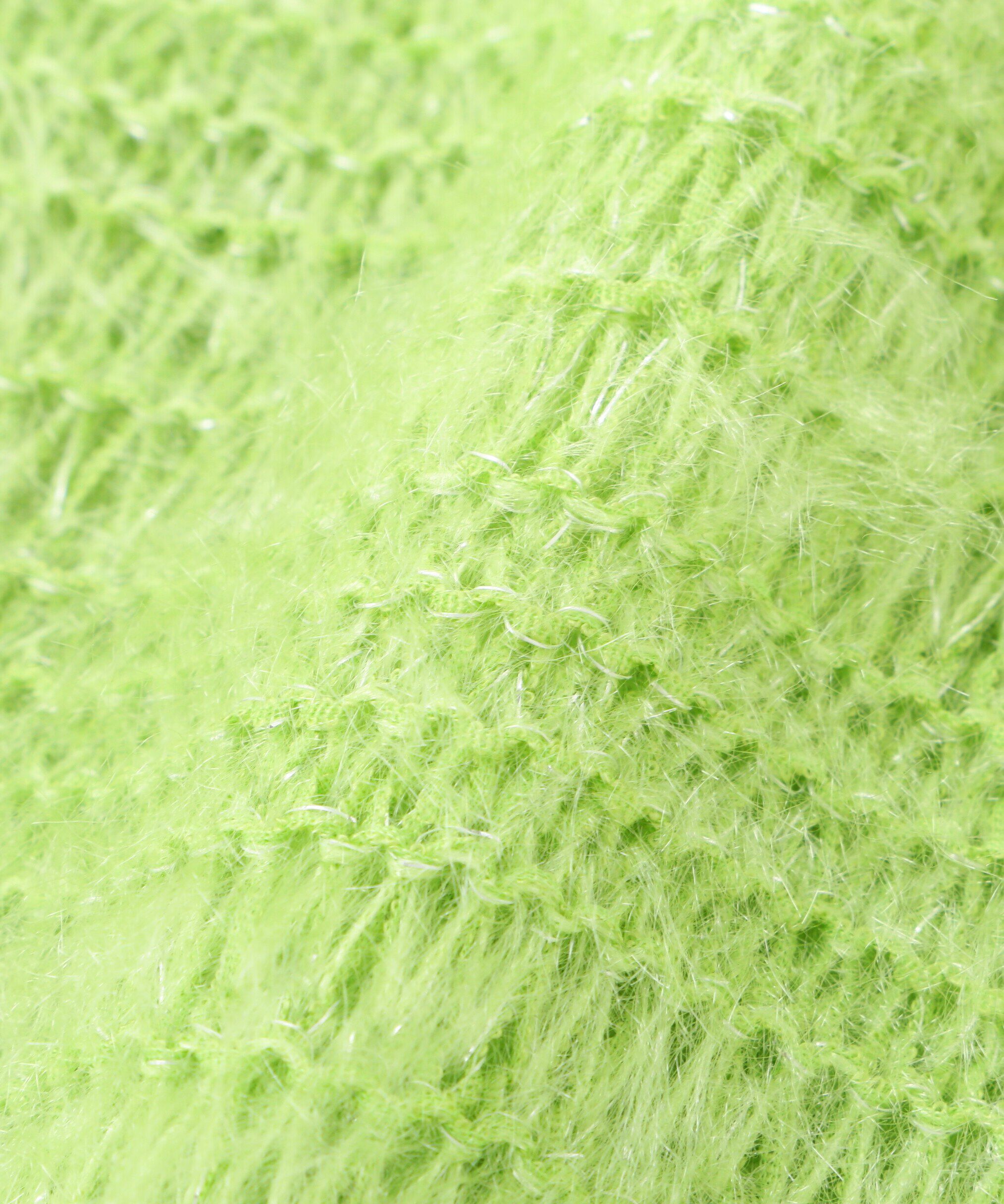  「ラメフェザーモヘヤライクニット」|ニット・セーター|