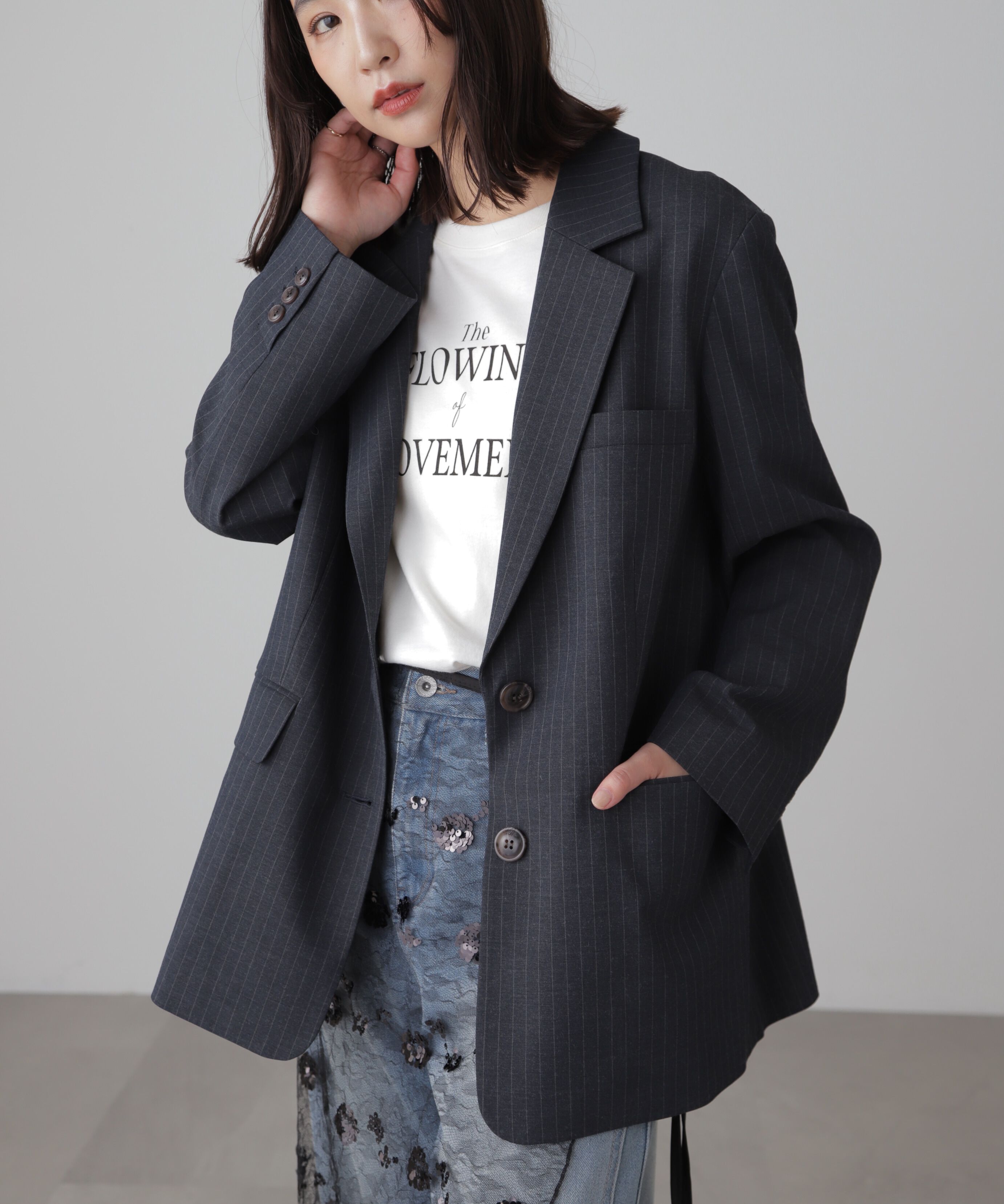  「オーバーサイズシングルジャケット」|その他|