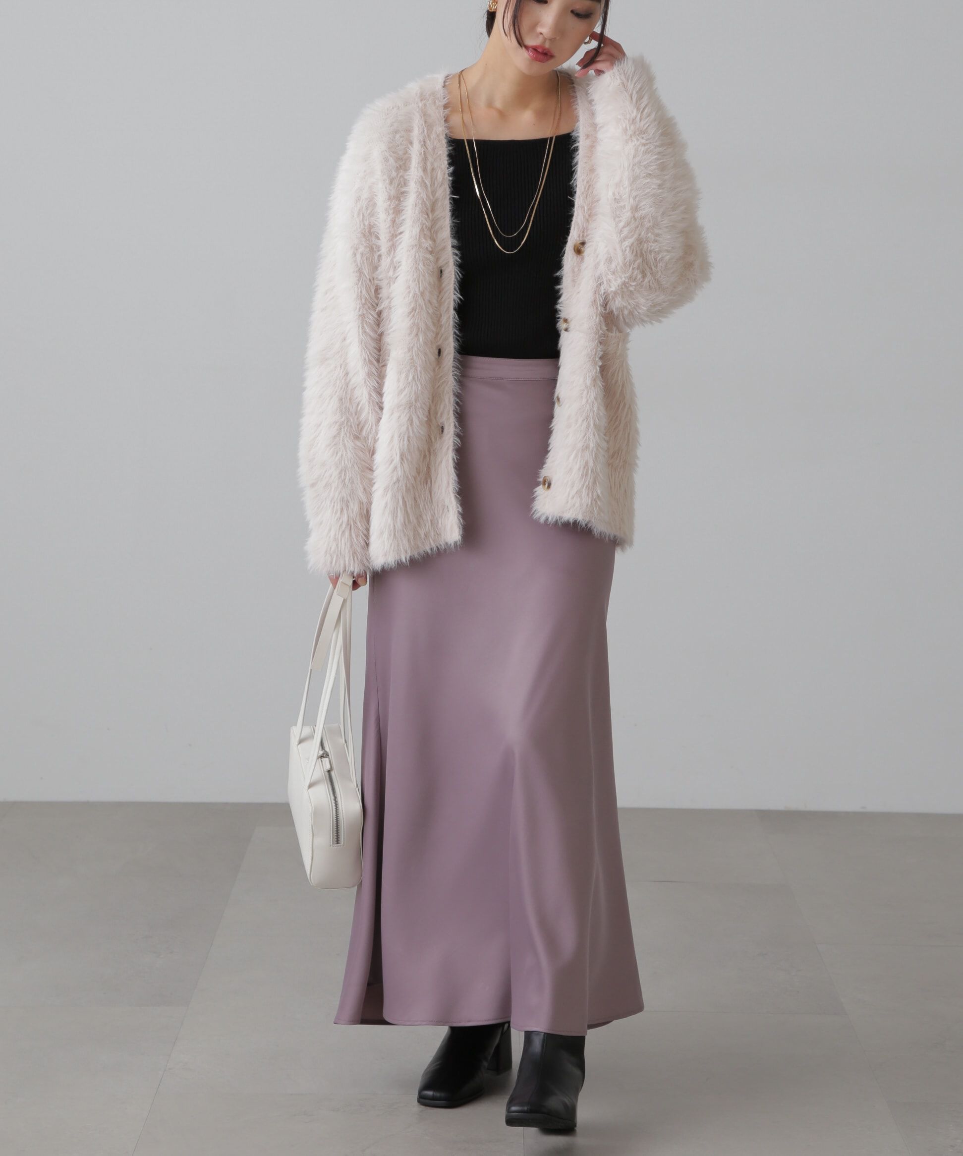  「スクエアネック袖フレアニット」|ニット・セーター|