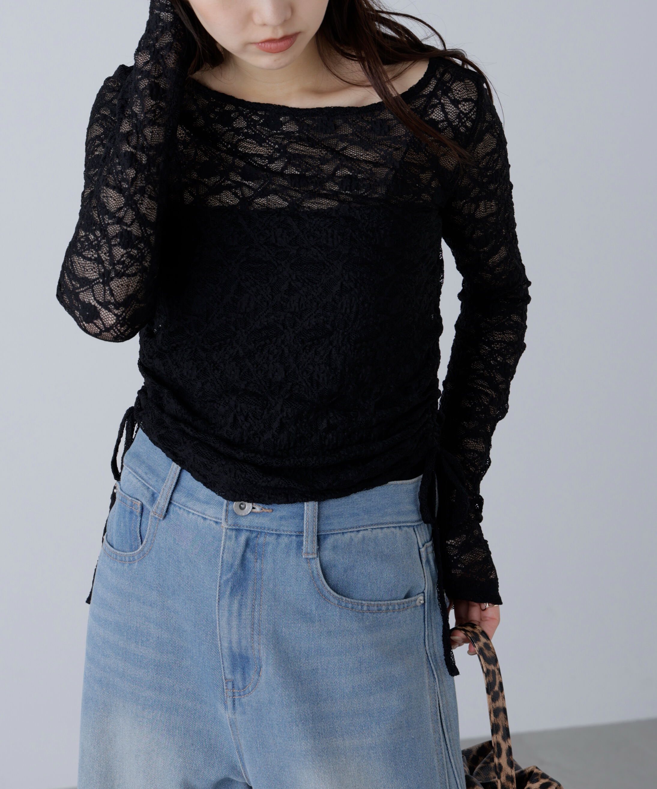  「サイドドロストレースカットソー」|Tシャツ・カットソー|