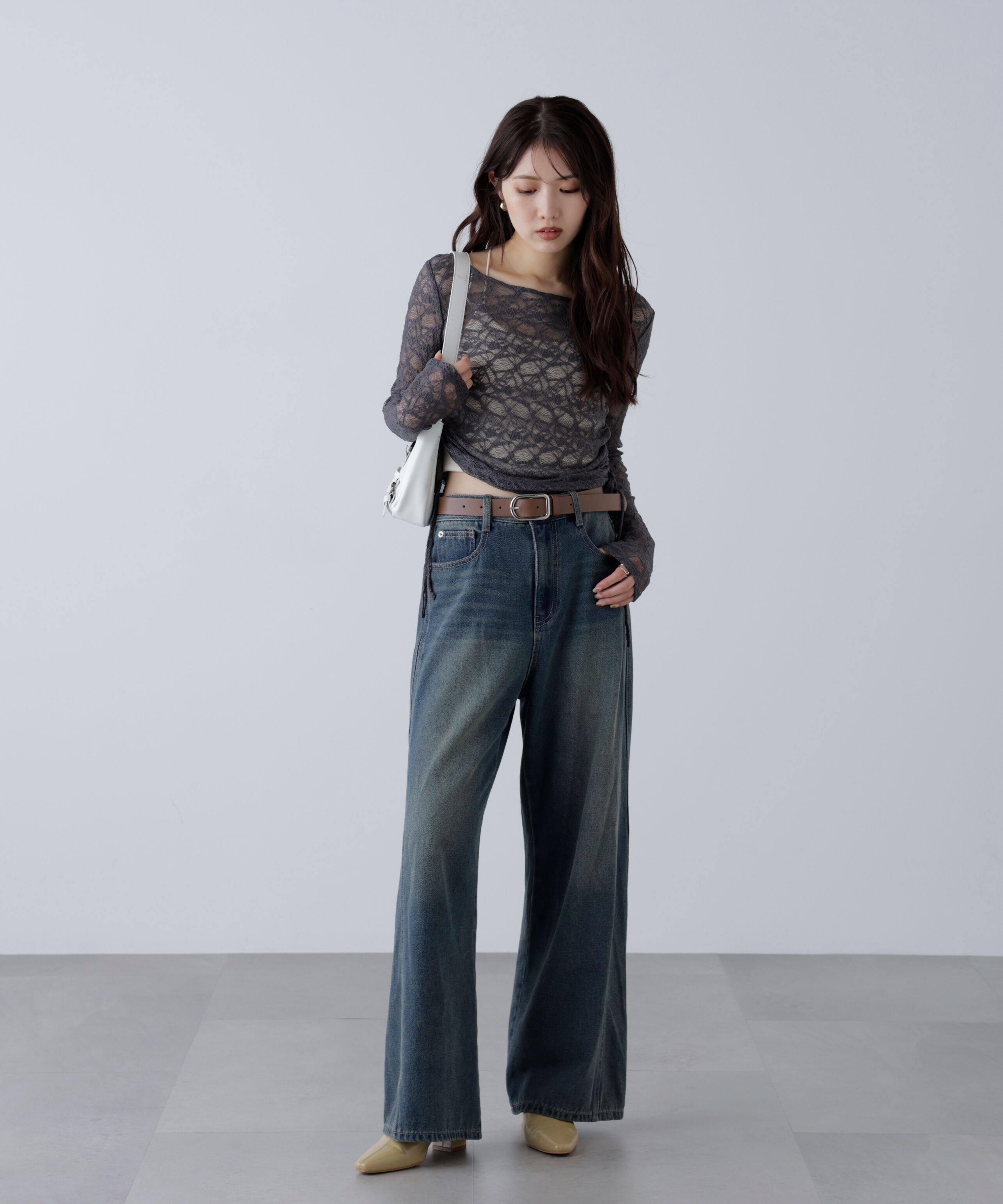  「サイドドロストレースカットソー」|Tシャツ・カットソー|