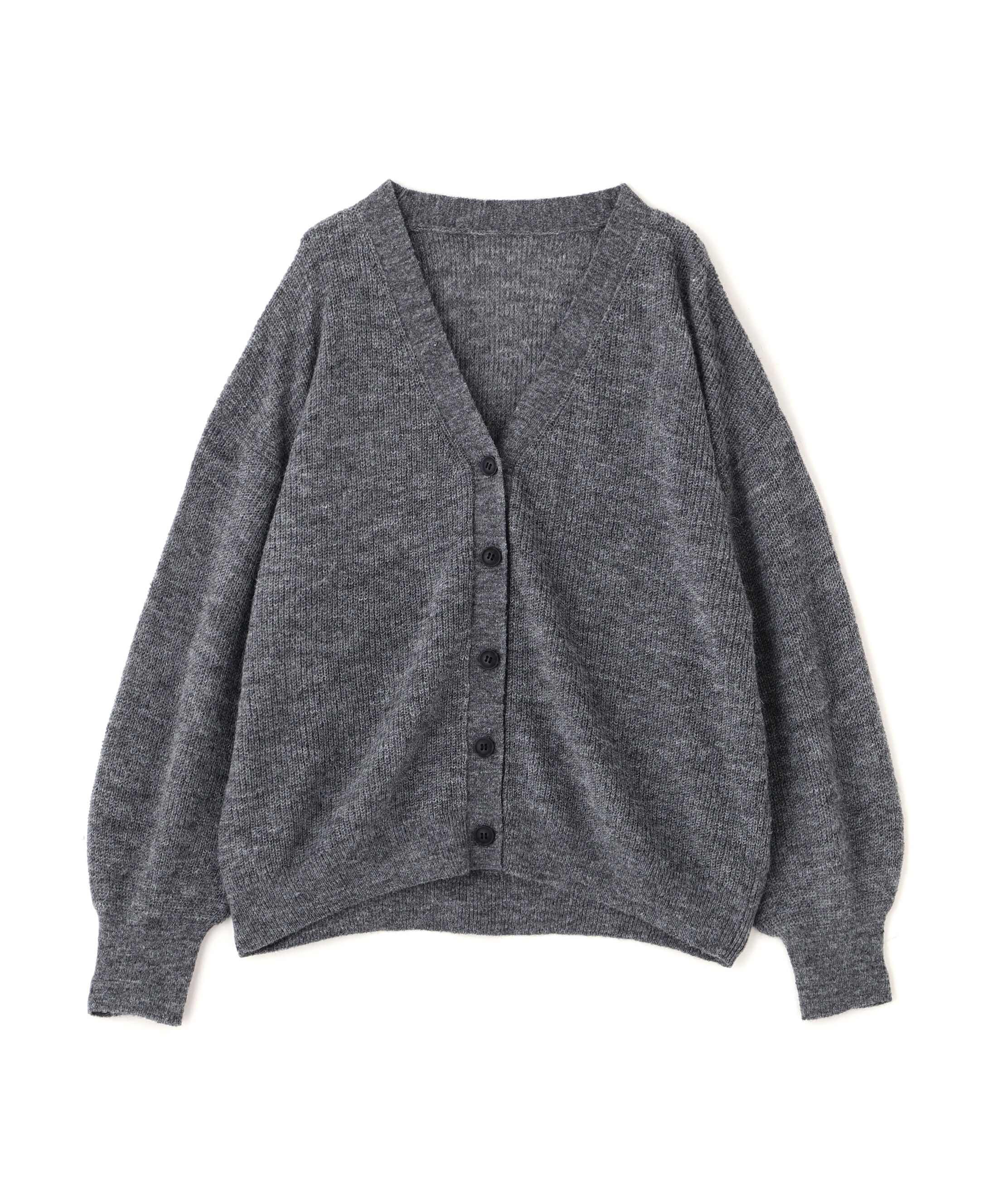  「5GモヘヤタッチVネックカーディガン」|ニット・セーター|