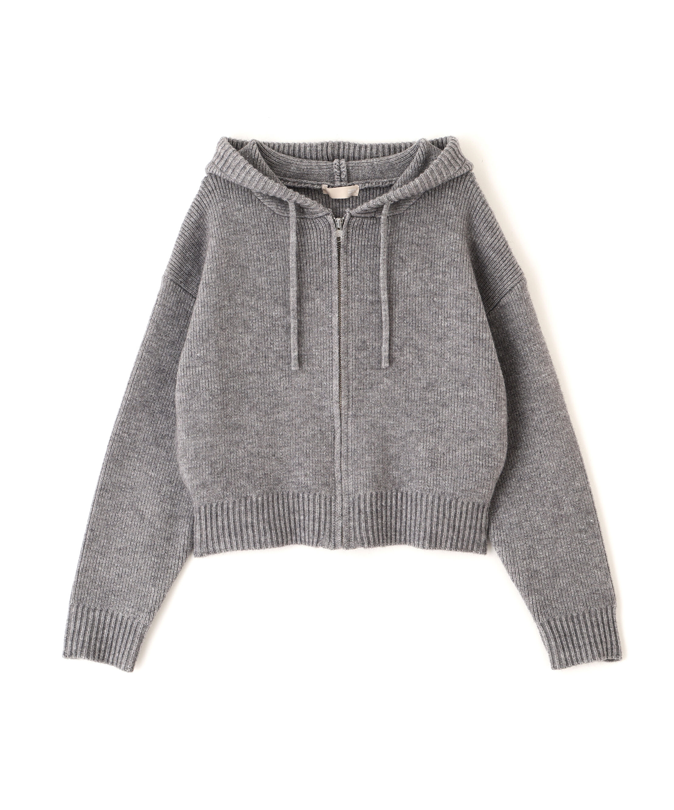  「ジップニットパーカー」|ニット・セーター|