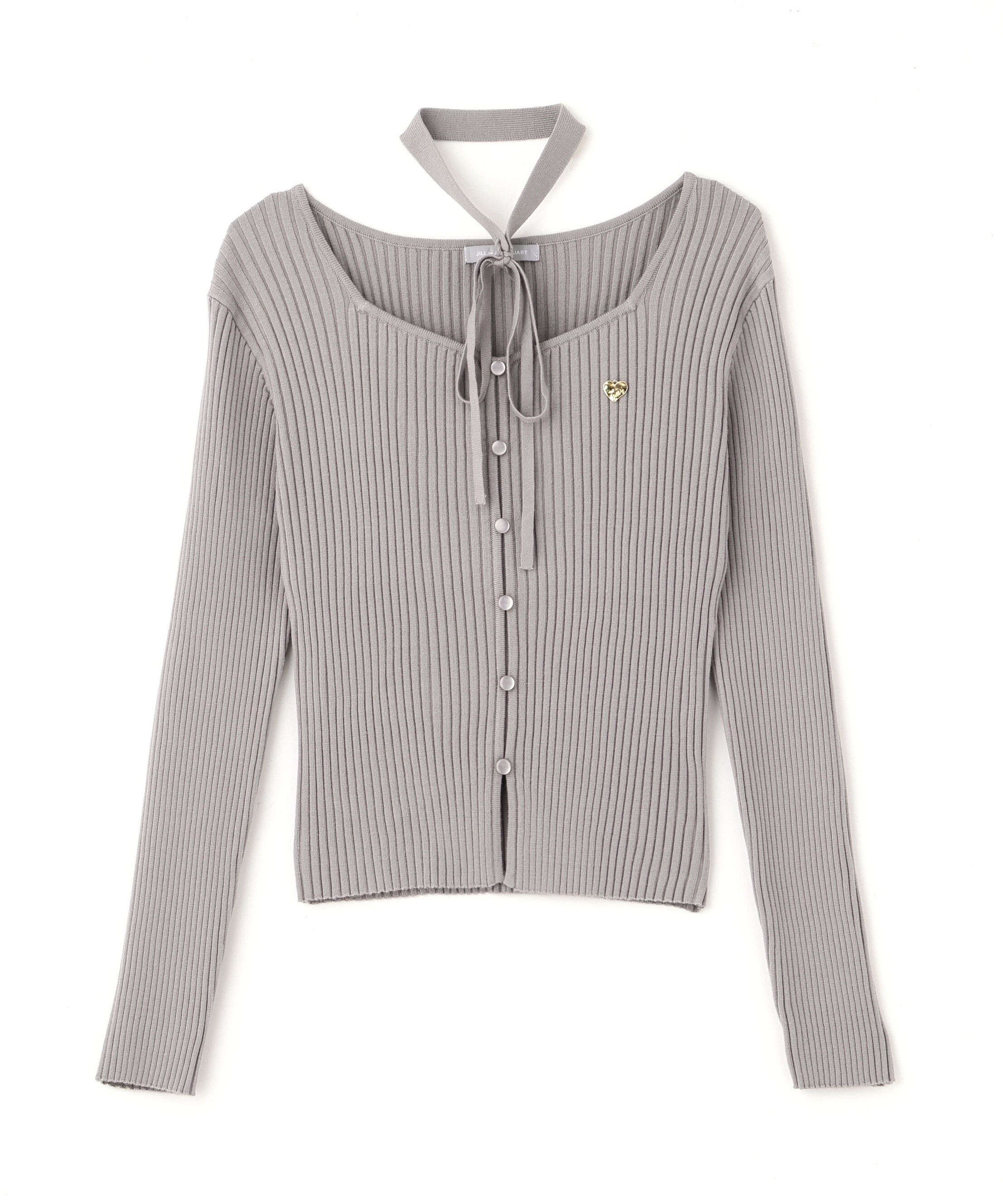  「チョーカー付きスクエアニット」|ニット・セーター|