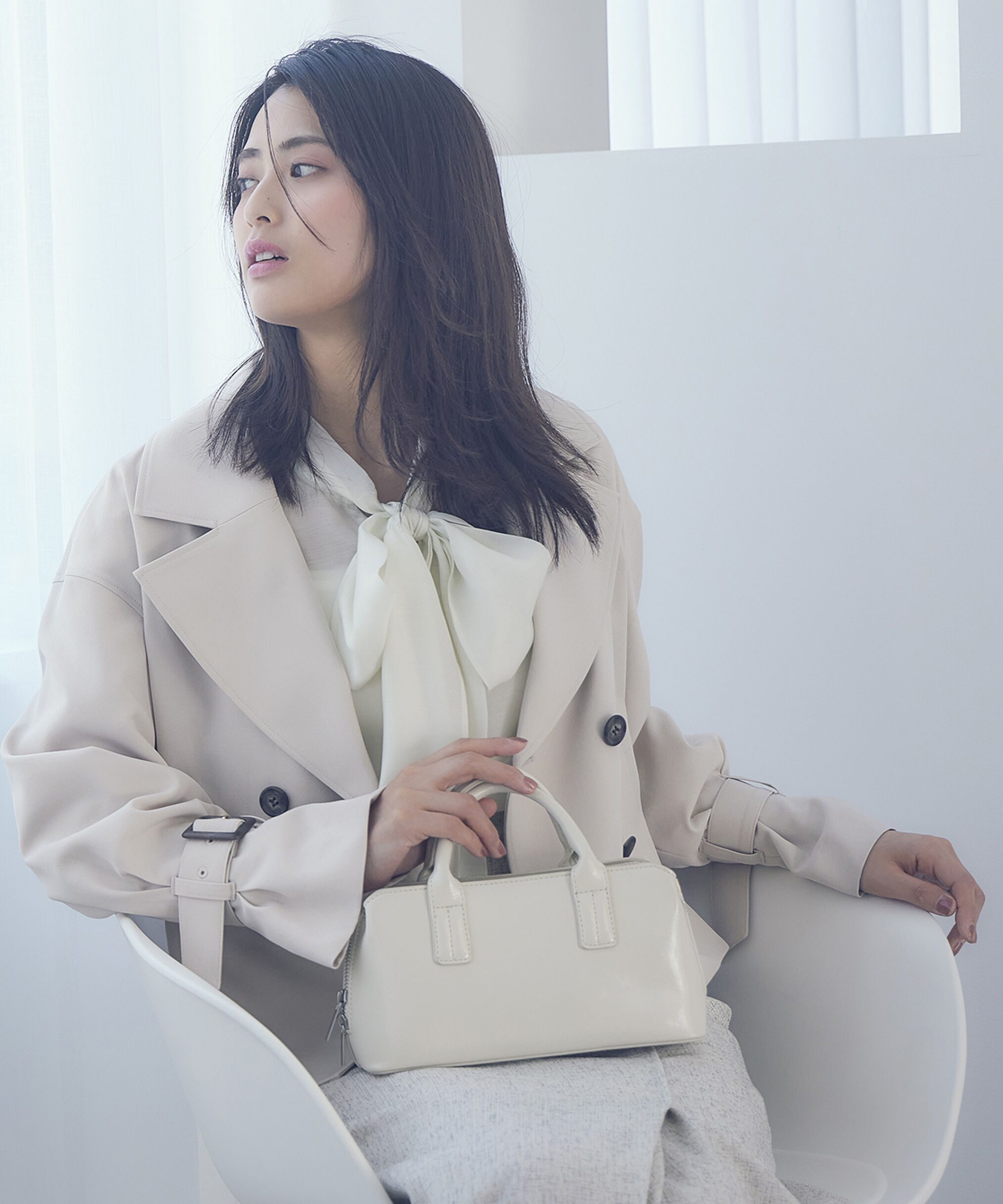 PROPORTION BODY DRESSING「ビッグリボンシアーブラウス」|シャツ・ブラウス|