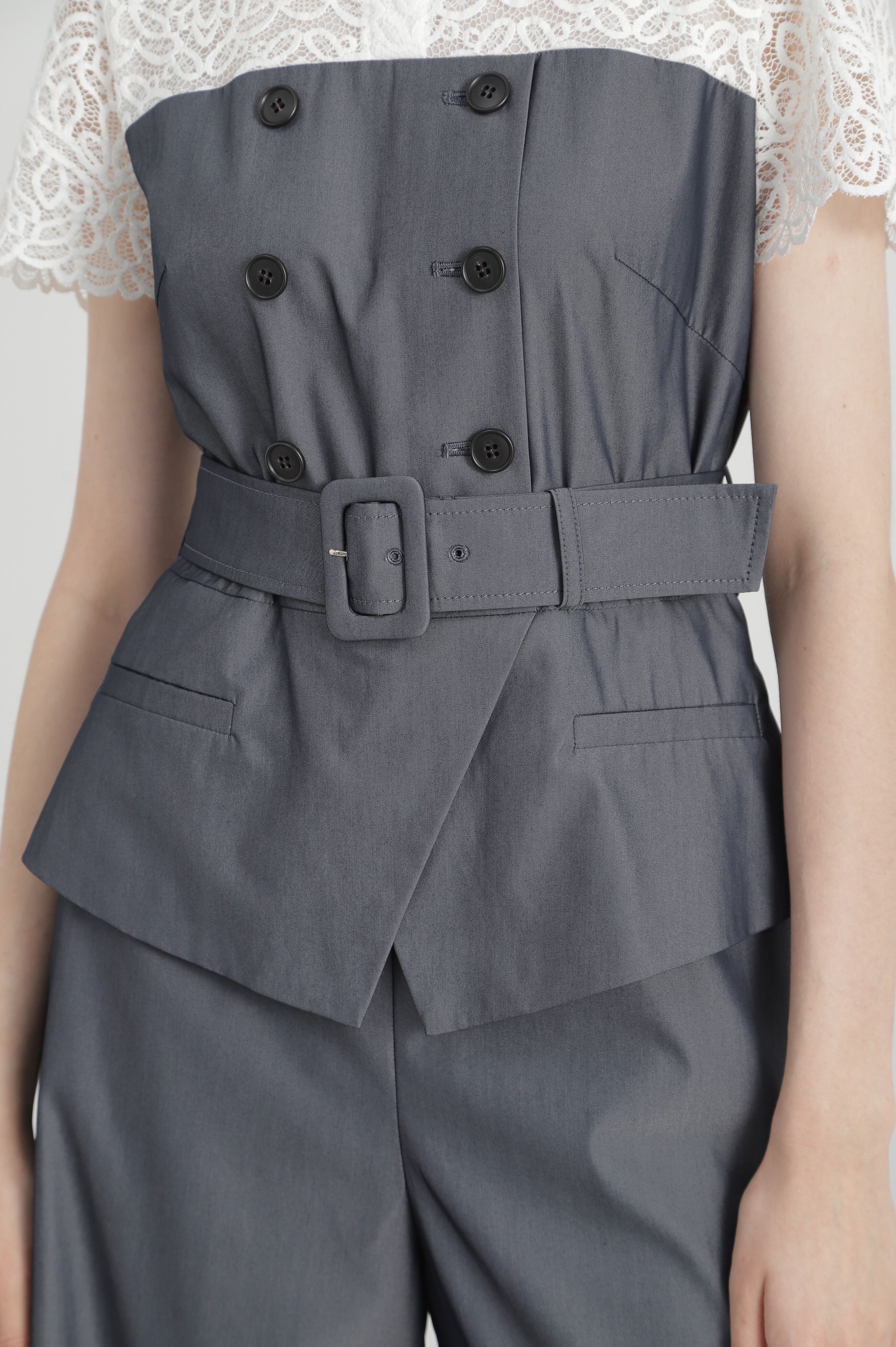  「レースコンビジャンプスーツ」|ワンピース|