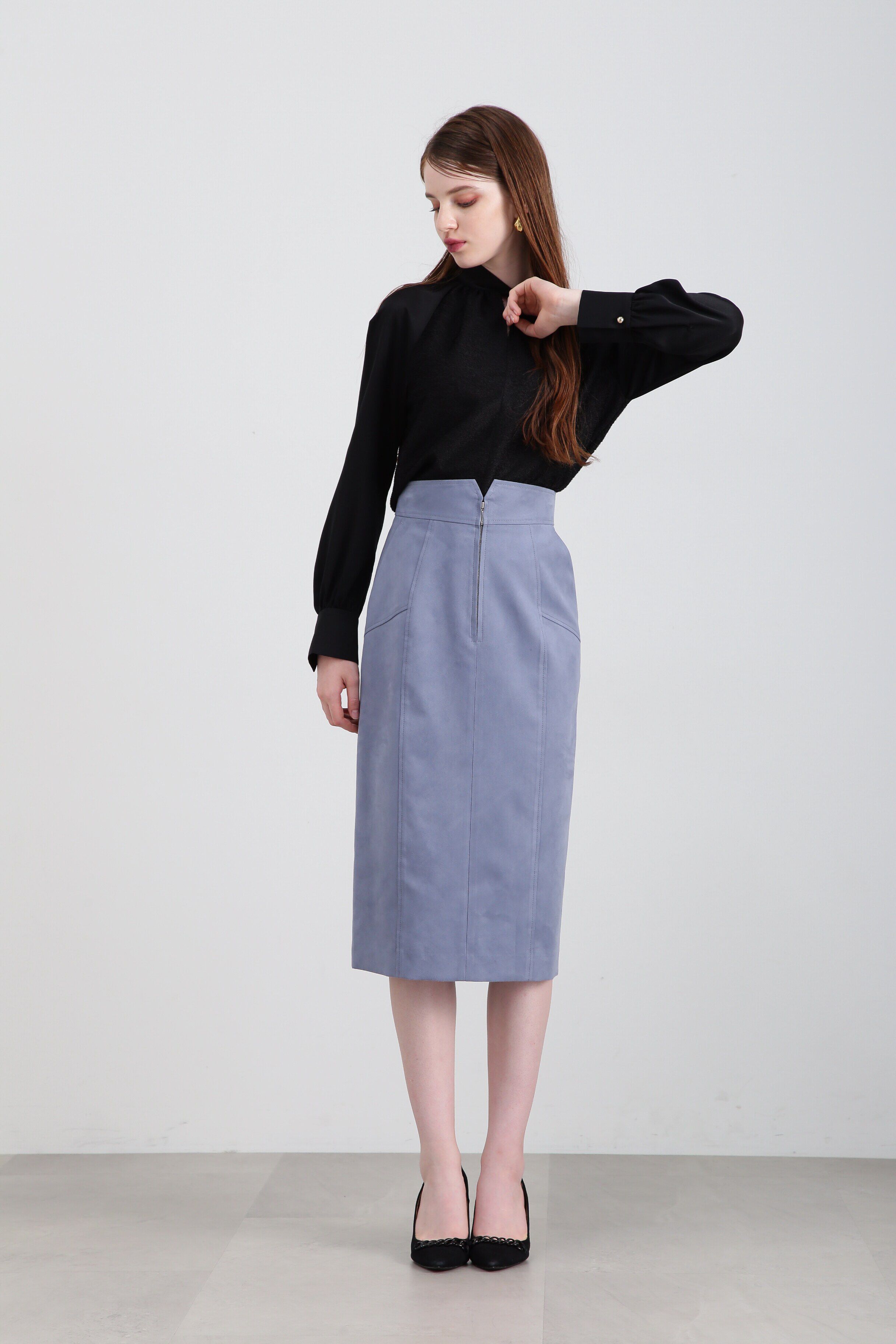  「◆スエードタイトスカート」|スカート|