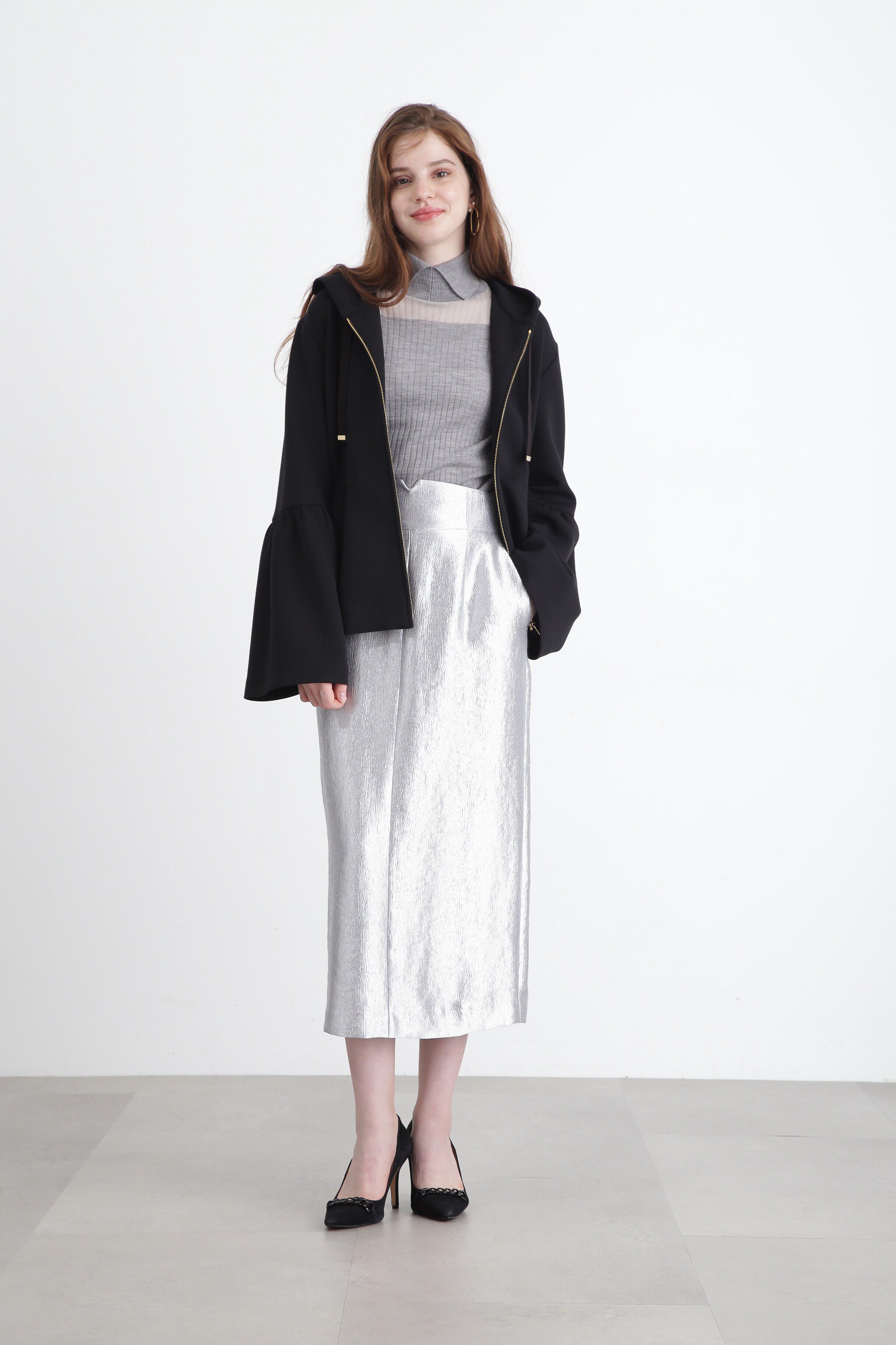  「◆スリットタートルネックニット」|ニット・セーター|