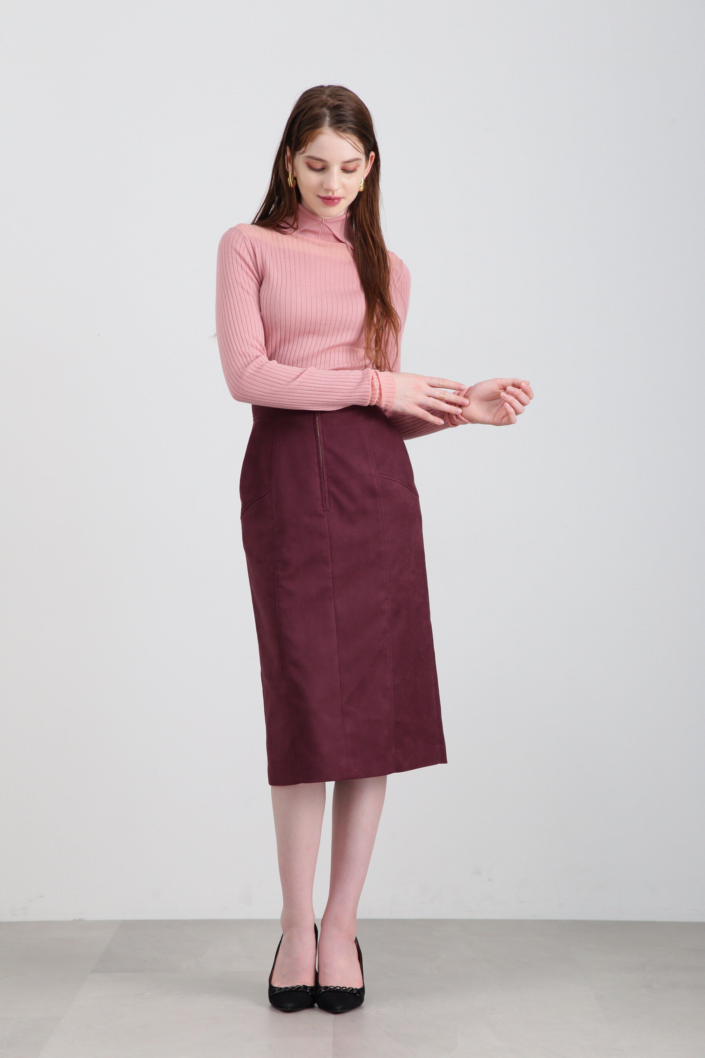  「◆スリットタートルネックニット」|ニット・セーター|