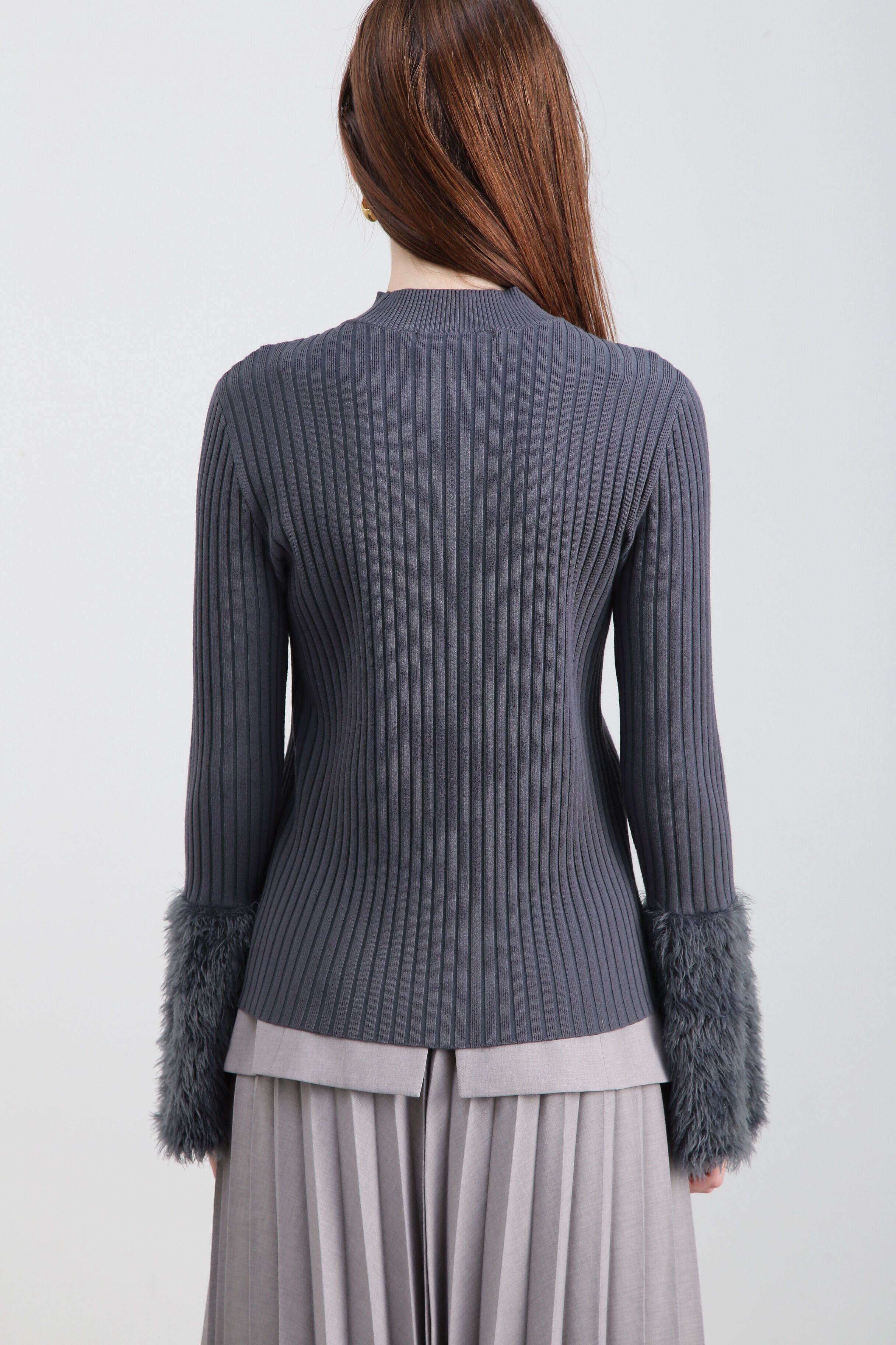  「◆フェザーコンビニットトップス」|ニット・セーター|