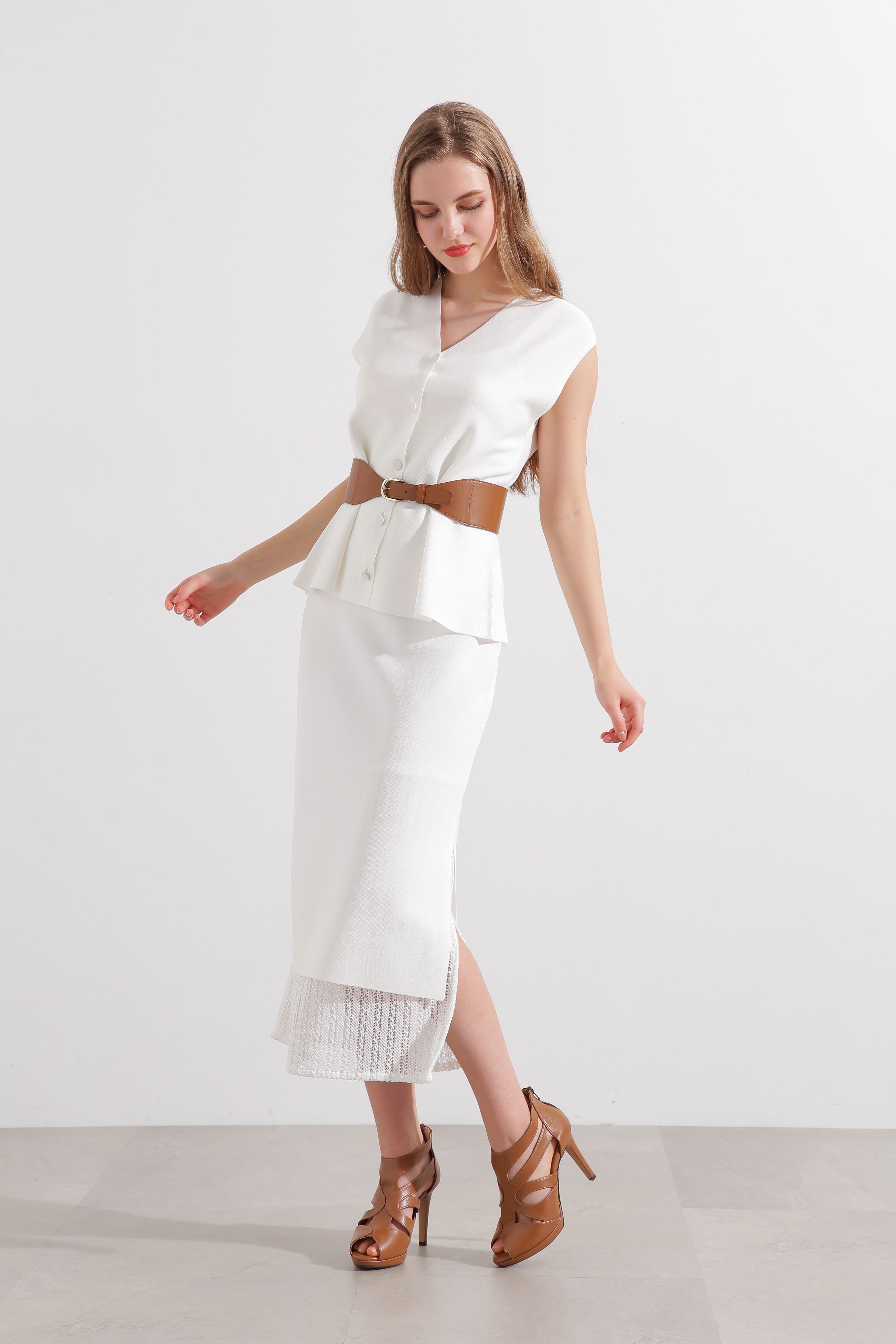  「◆レースコンビニットスカート」|スカート|