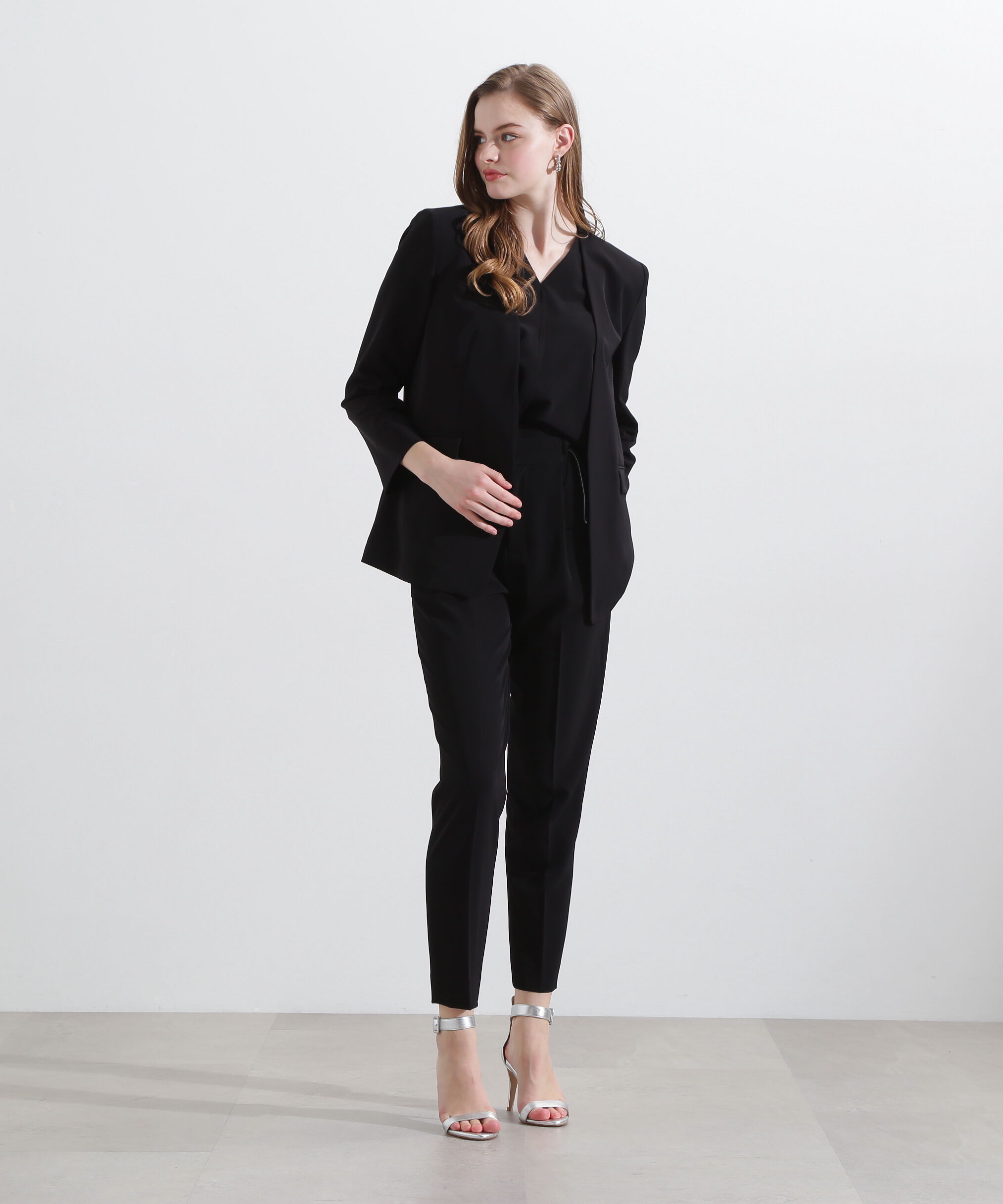  「◆ウエストスピンドルテーパードパンツ」|その他|