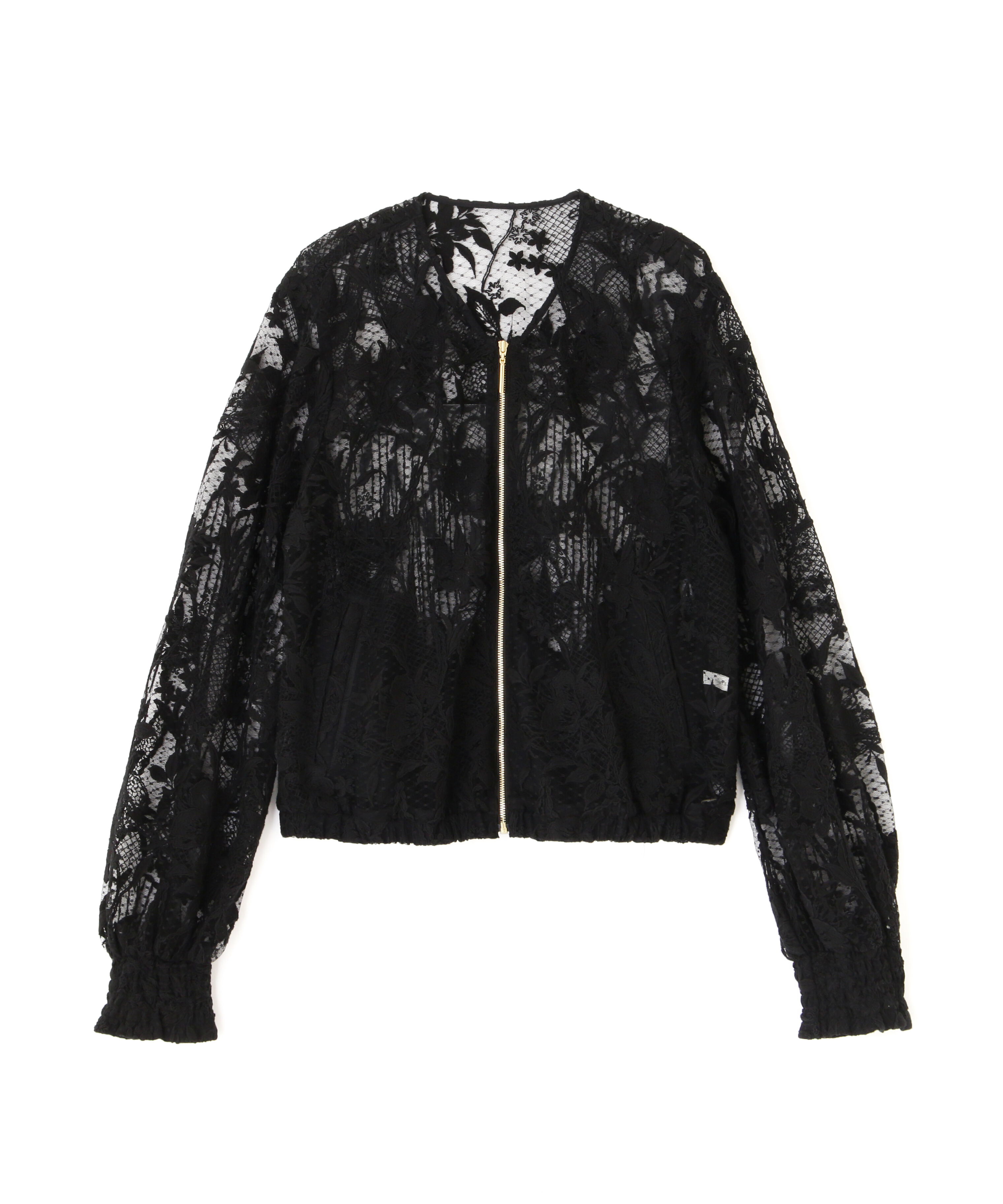  「◆フラワービジュレースブルゾン」|ブルゾン・スタジャン|