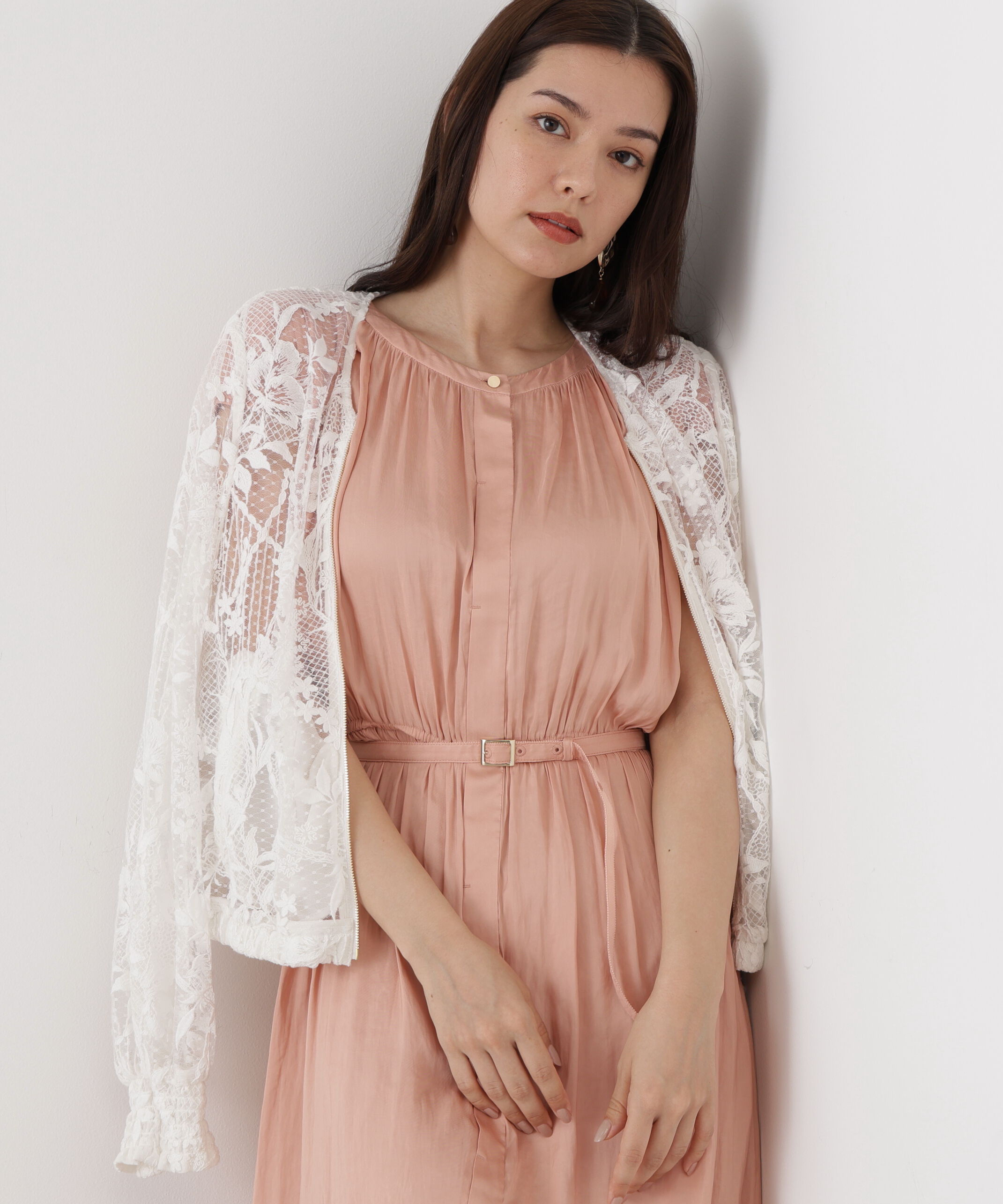  「◆フラワービジュレースブルゾン」|ブルゾン・スタジャン|