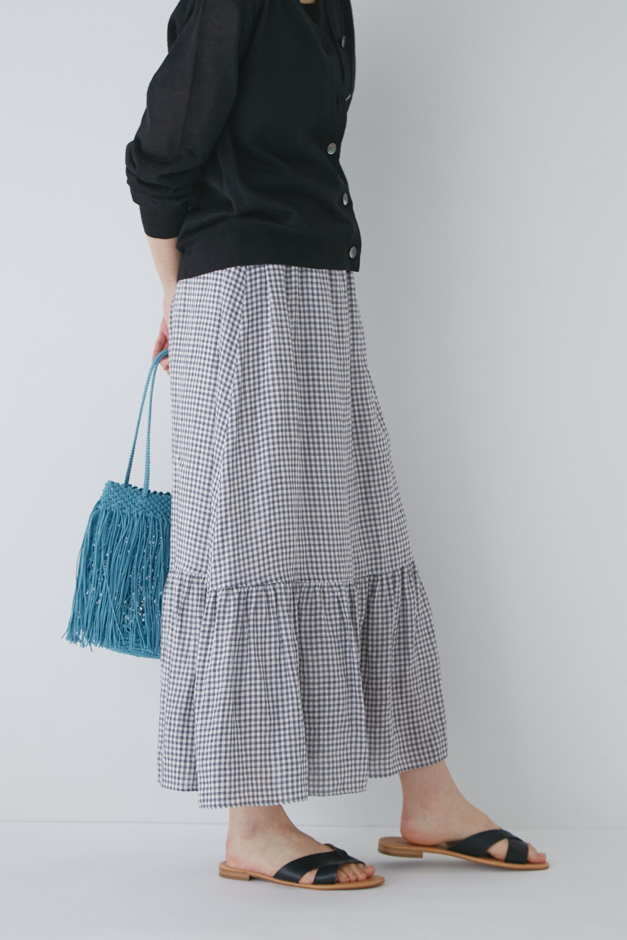  「◆１６０／１ラミースカート」|スカート|トップグレー 3