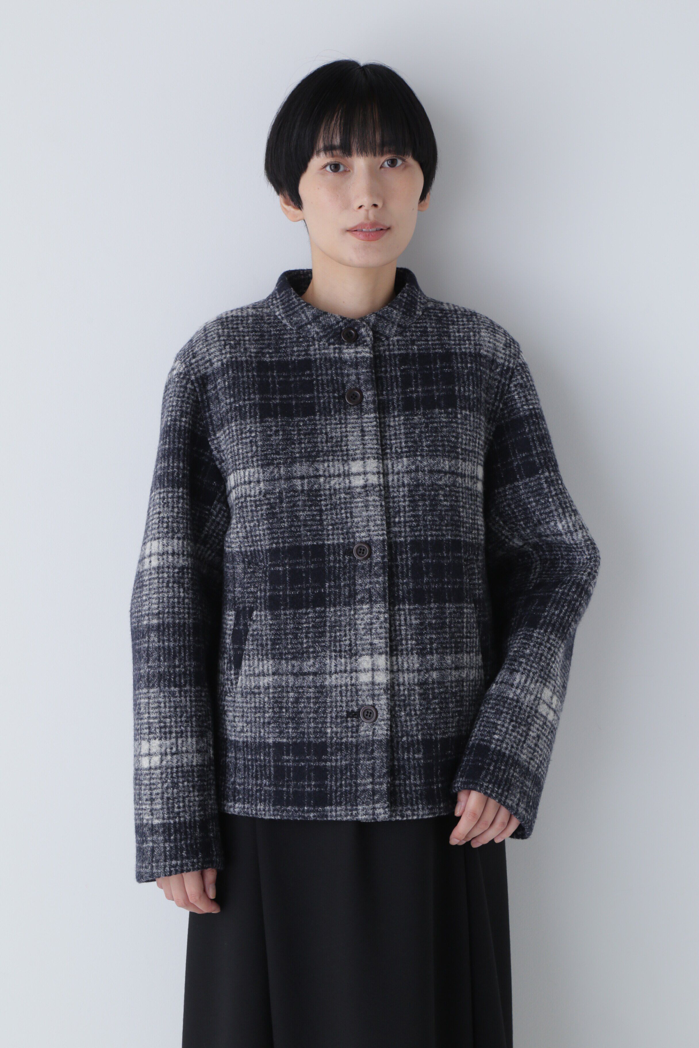  「◆スライバーボンディングショートブルゾン」|ブルゾン・スタジャン|