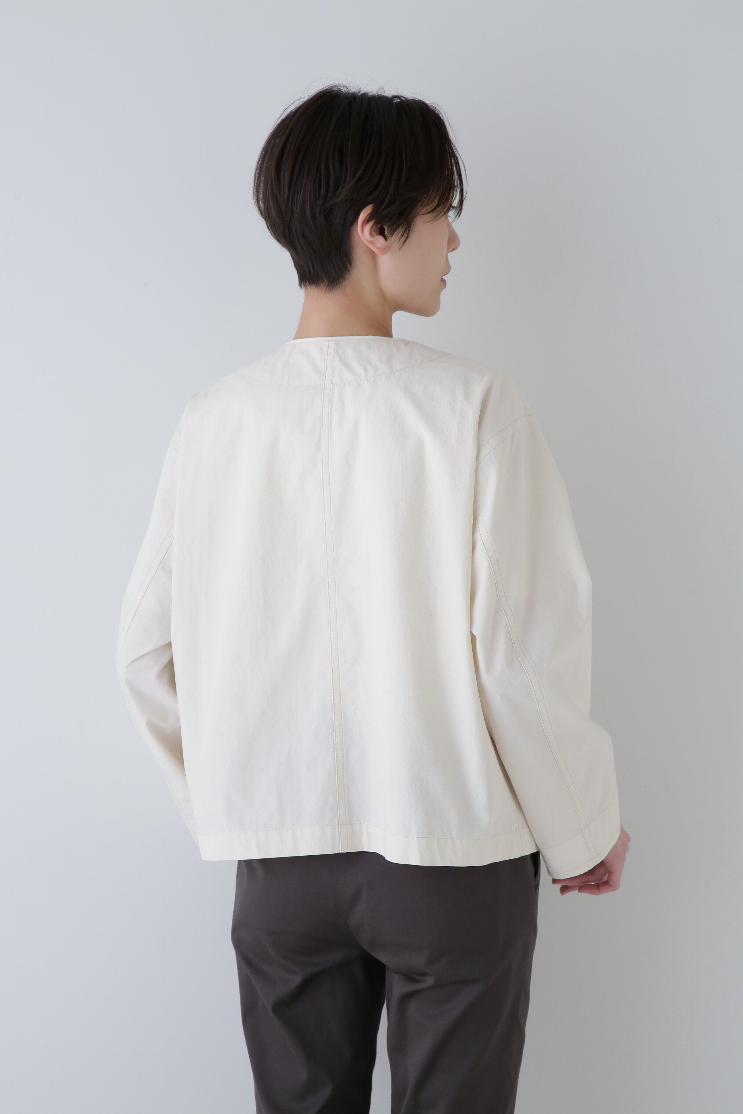  「◆リサイクル混コットンウェザーブルゾン」|シャツ・ブラウス|