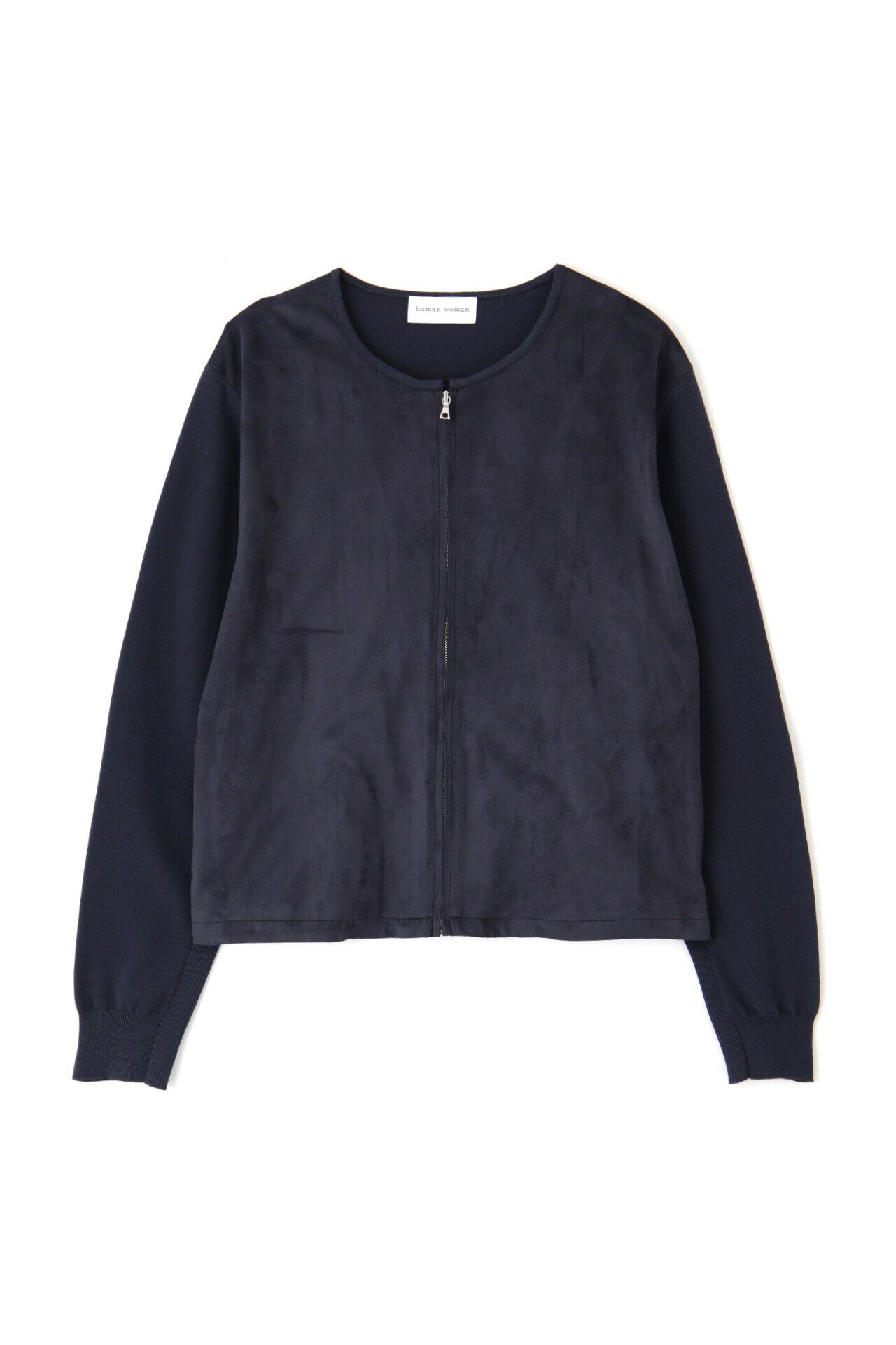  「◆布帛コンビニットブルゾン」|ニット・セーター|