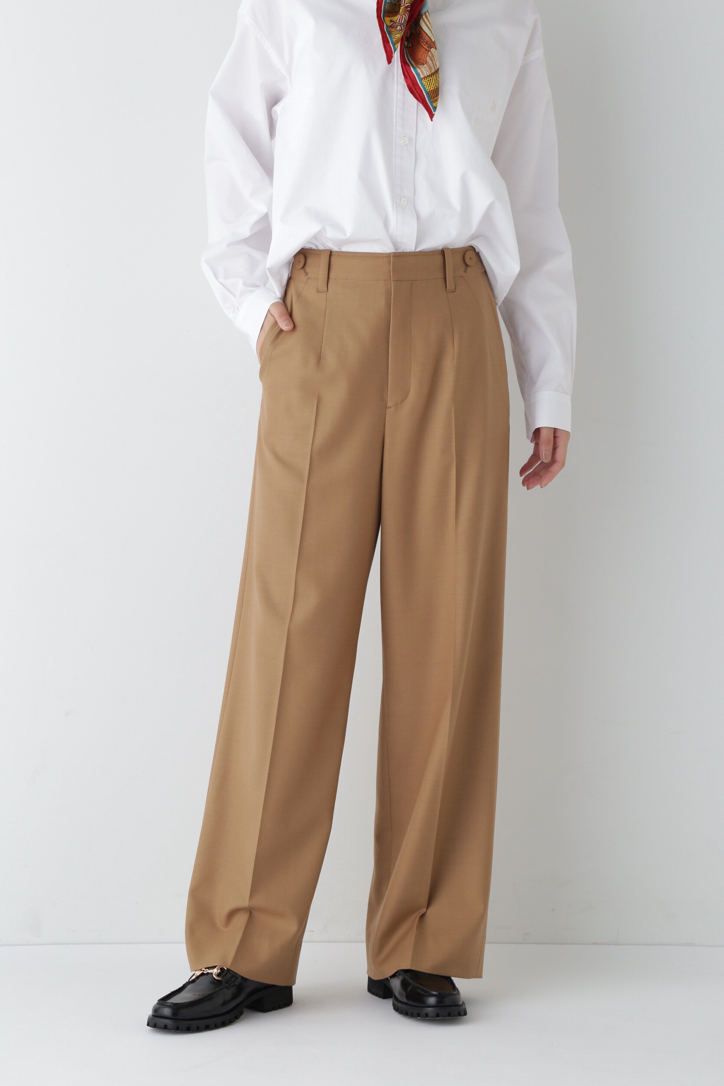  「◆アナスタシアミルド2WAYマリンセミワイドパンツ」|その他|キャメル1