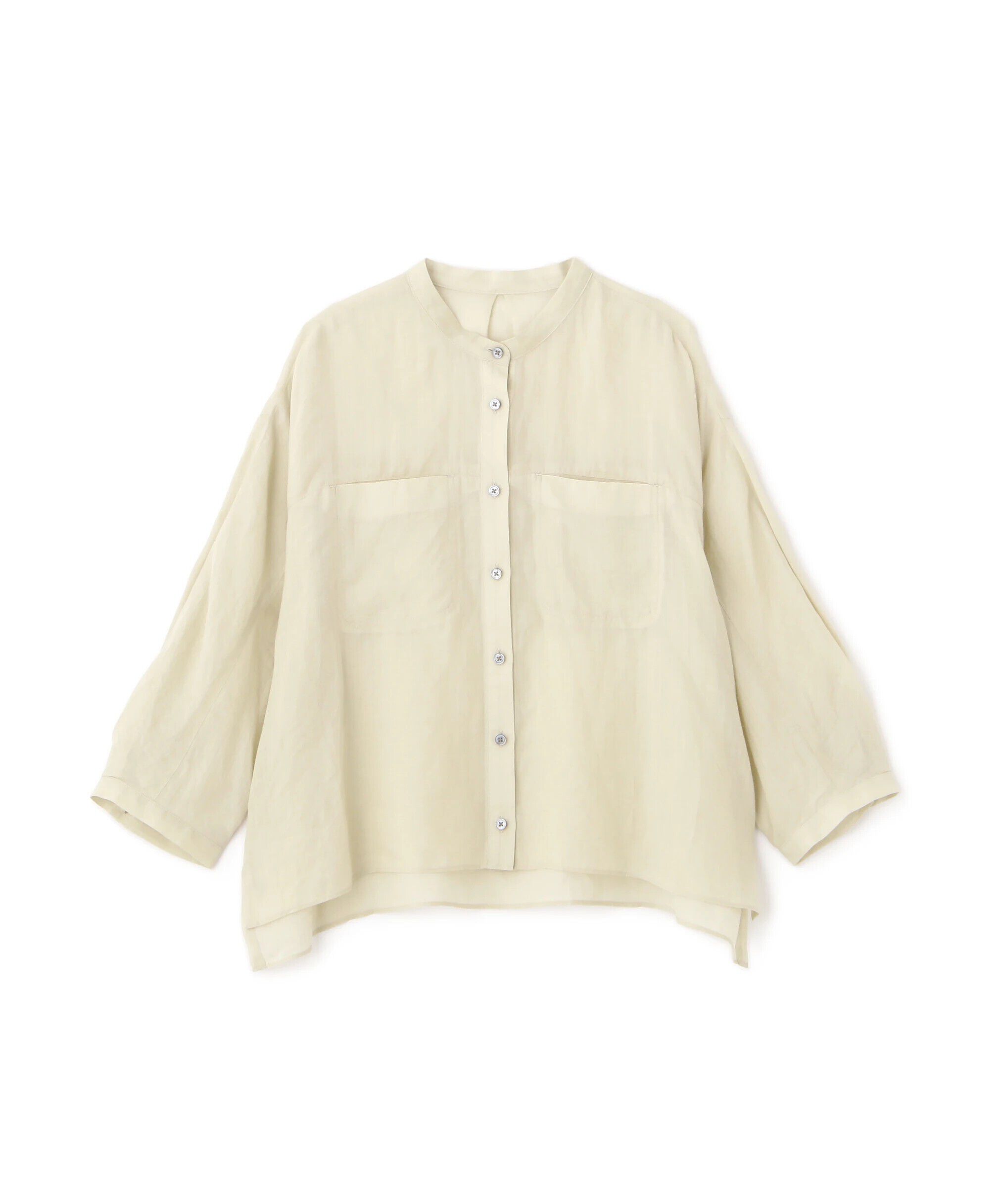  「◆ラミーバンドカラーシャツブラウス」|シャツ・ブラウス|