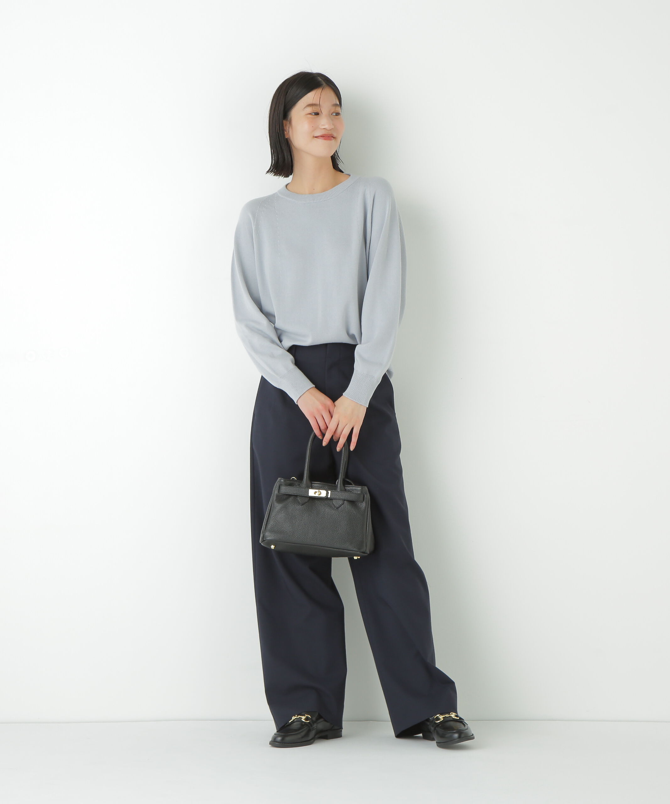  「◆コットンミックスドルマンプルオーバー」|ニット・セーター|