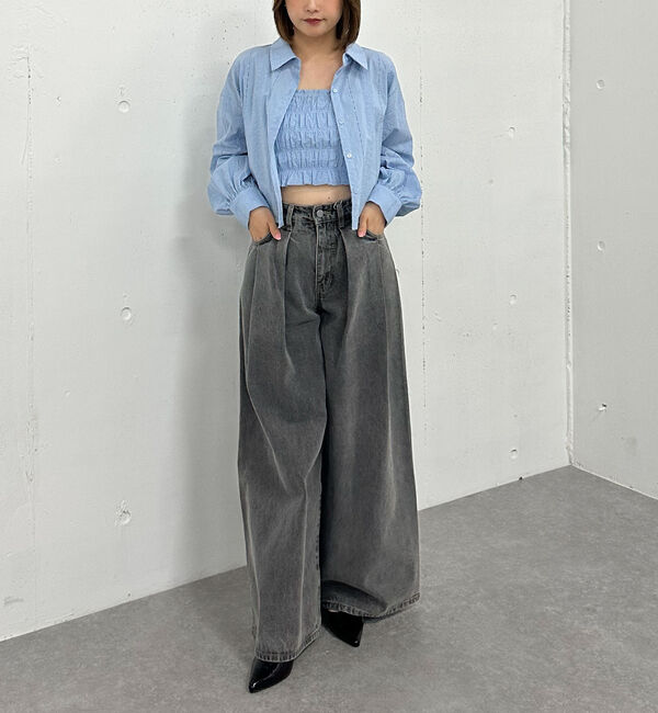 archives「コットンレースビスチェ&times;シャツＳＥＴ」|シャツ・ブラウス|