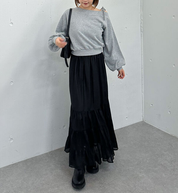 archives「シャイニーティアードスカート」|スカート|