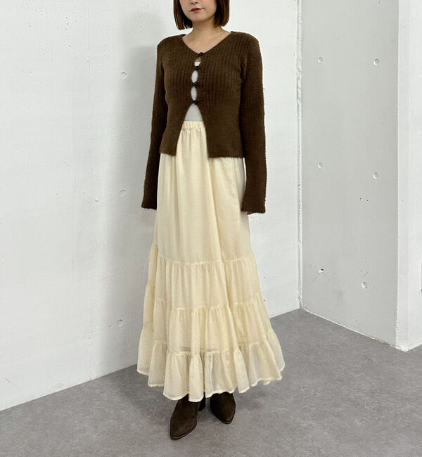 archives「シャイニーティアードスカート」|スカート|