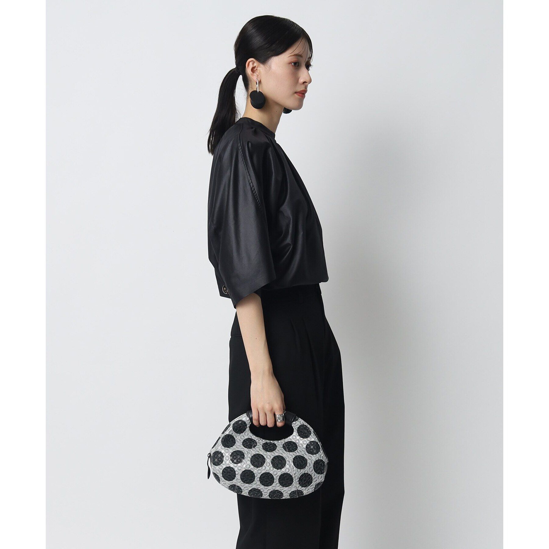 HIROKO HAYASHI「【数量限定】GIRASOLE POINT（ジラソーレ ポワン）クロワッサンバッグ」|ハンドバッグ|