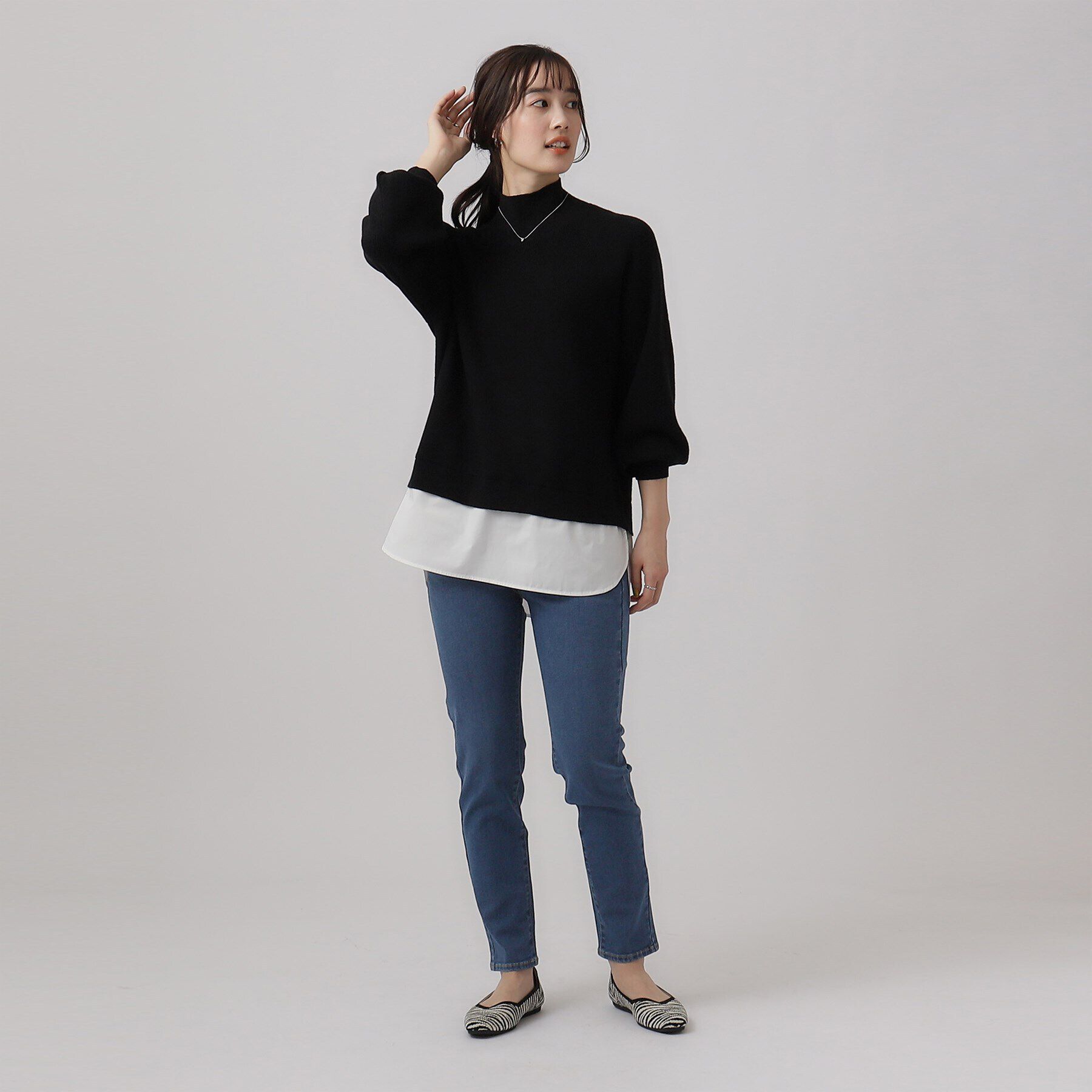 SHOO･LA･RUE「デニムスキニーパンツ」|デニム|