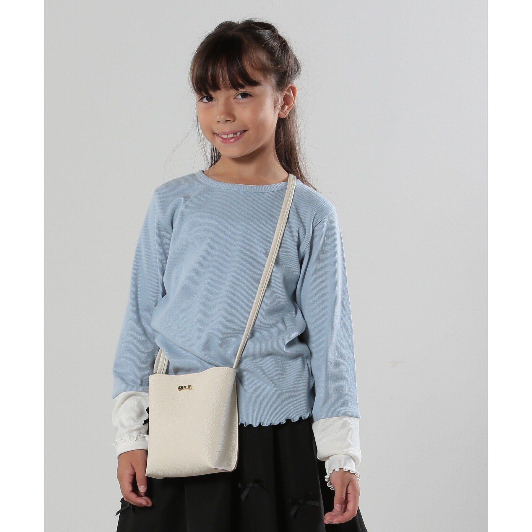 SHOO･LA･RUE「合皮ポシェット」|ショルダー・メッセンジャー|アイボリー(004)